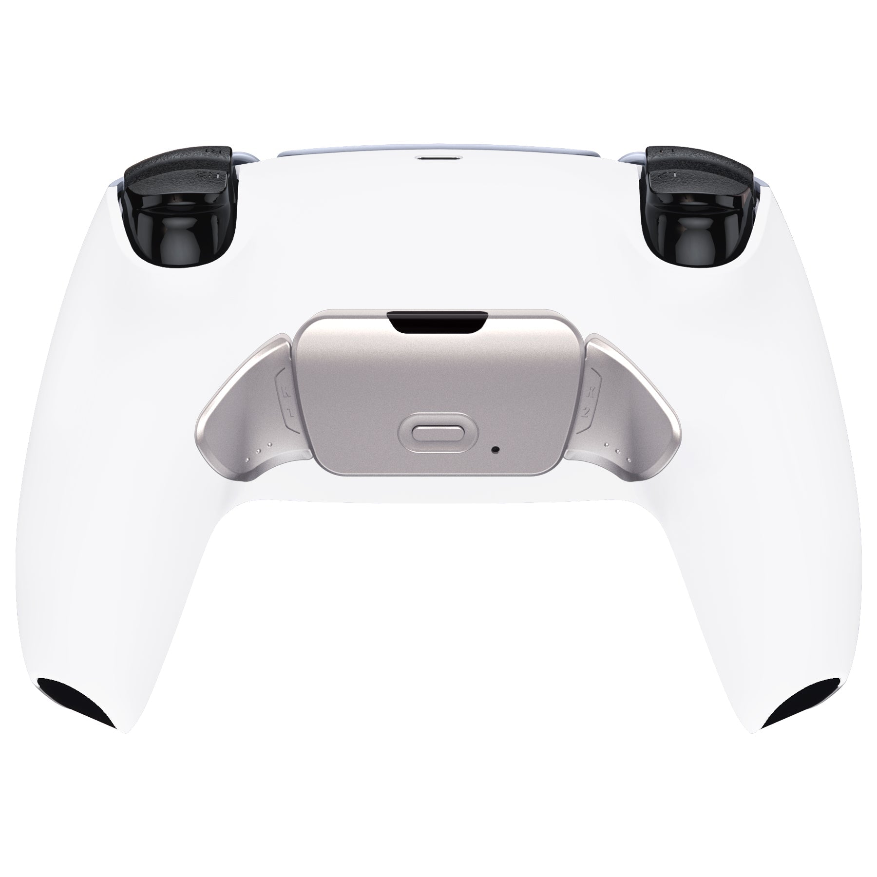 eXtremeRate Silver Real Metal Buttons (RMB) Version RISE V3 Remap Kit for PS5 Controller BDM-030/040/050 - White eXtremeRate
