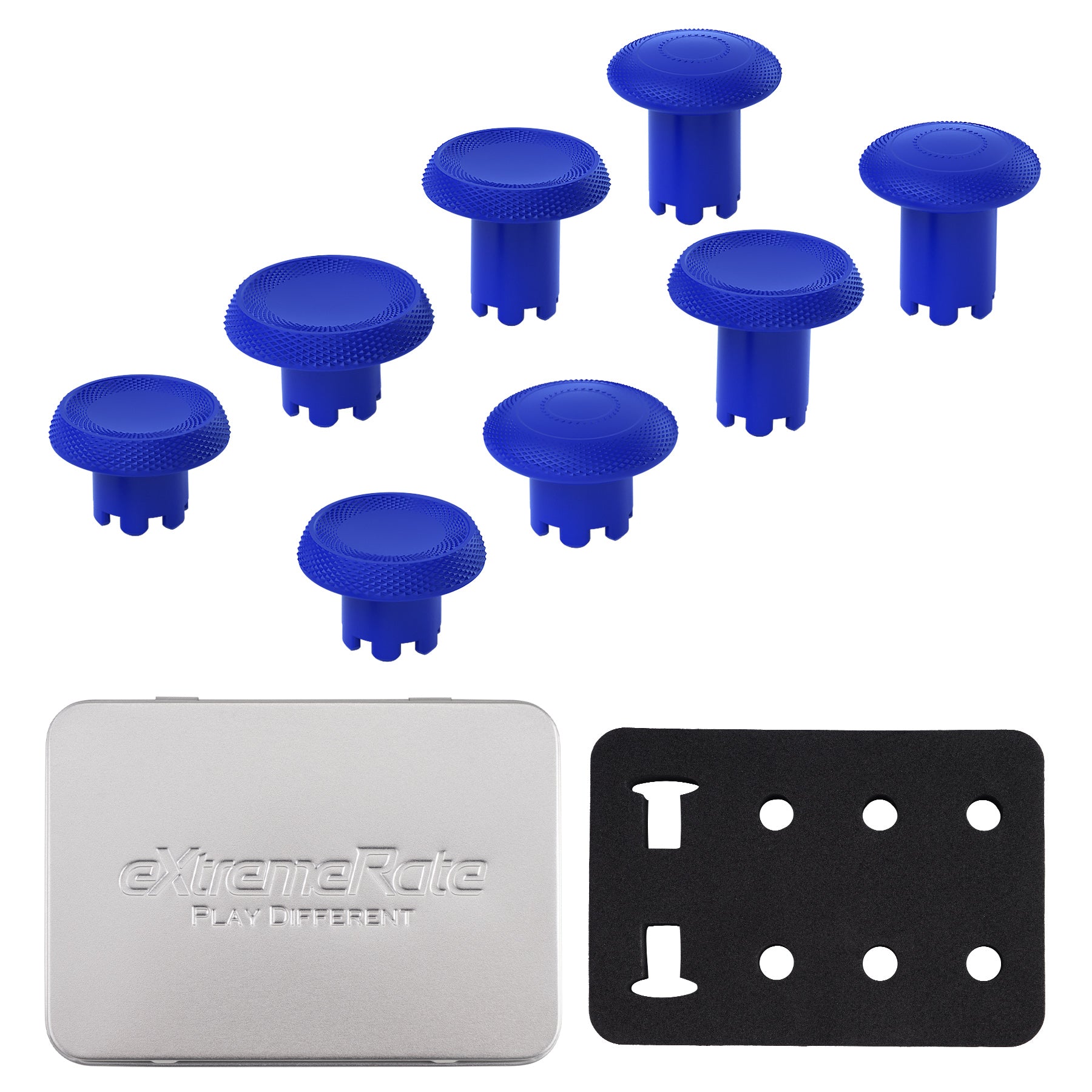 eXtremeRate ThumbsGear Interchangeable Thumbsticks for PS5 Edge Controller - Blue eXtremeRate