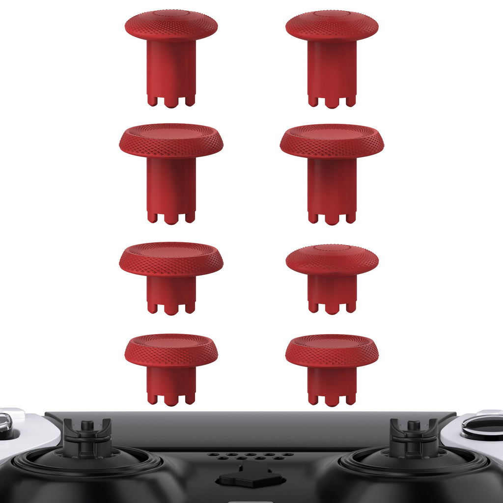eXtremeRate ThumbsGear Interchangeable Thumbsticks for PS5 Edge Controller - Carmine Red eXtremeRate