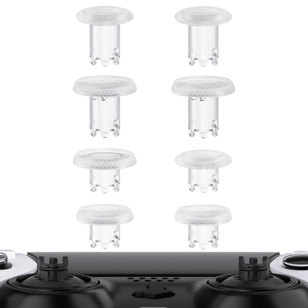 eXtremeRate ThumbsGear Interchangeable Thumbsticks for PS5 Edge Controller - Clear eXtremeRate