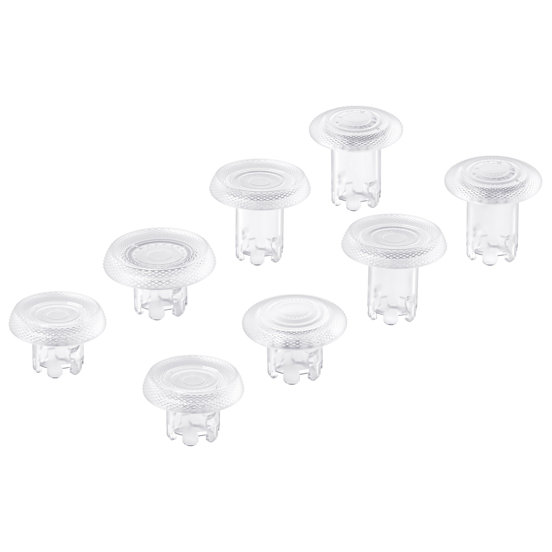 eXtremeRate ThumbsGear Interchangeable Thumbsticks for PS5 Edge Controller - Clear eXtremeRate