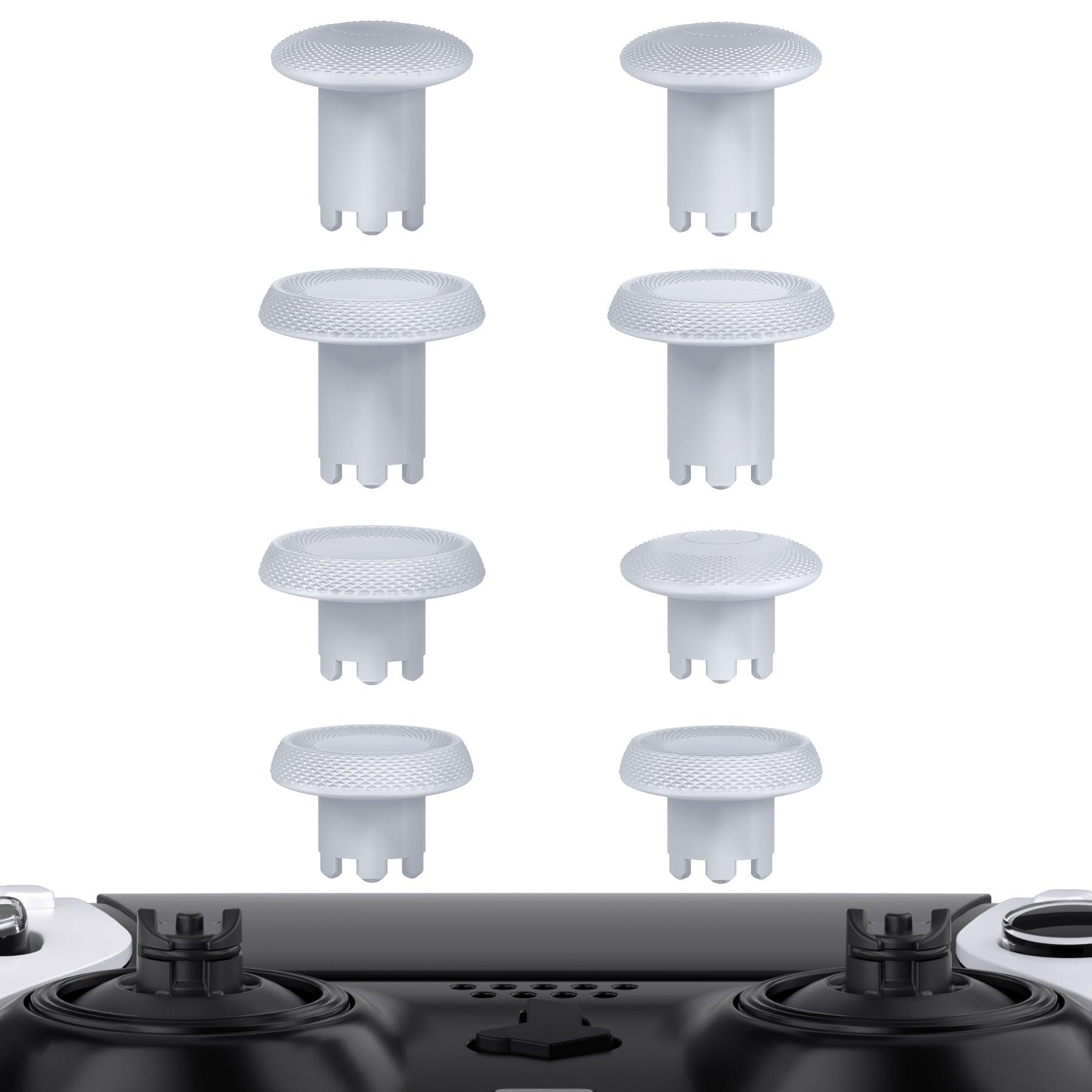 eXtremeRate ThumbsGear Interchangeable Thumbsticks for PS5 Edge Controller - Original White eXtremeRate