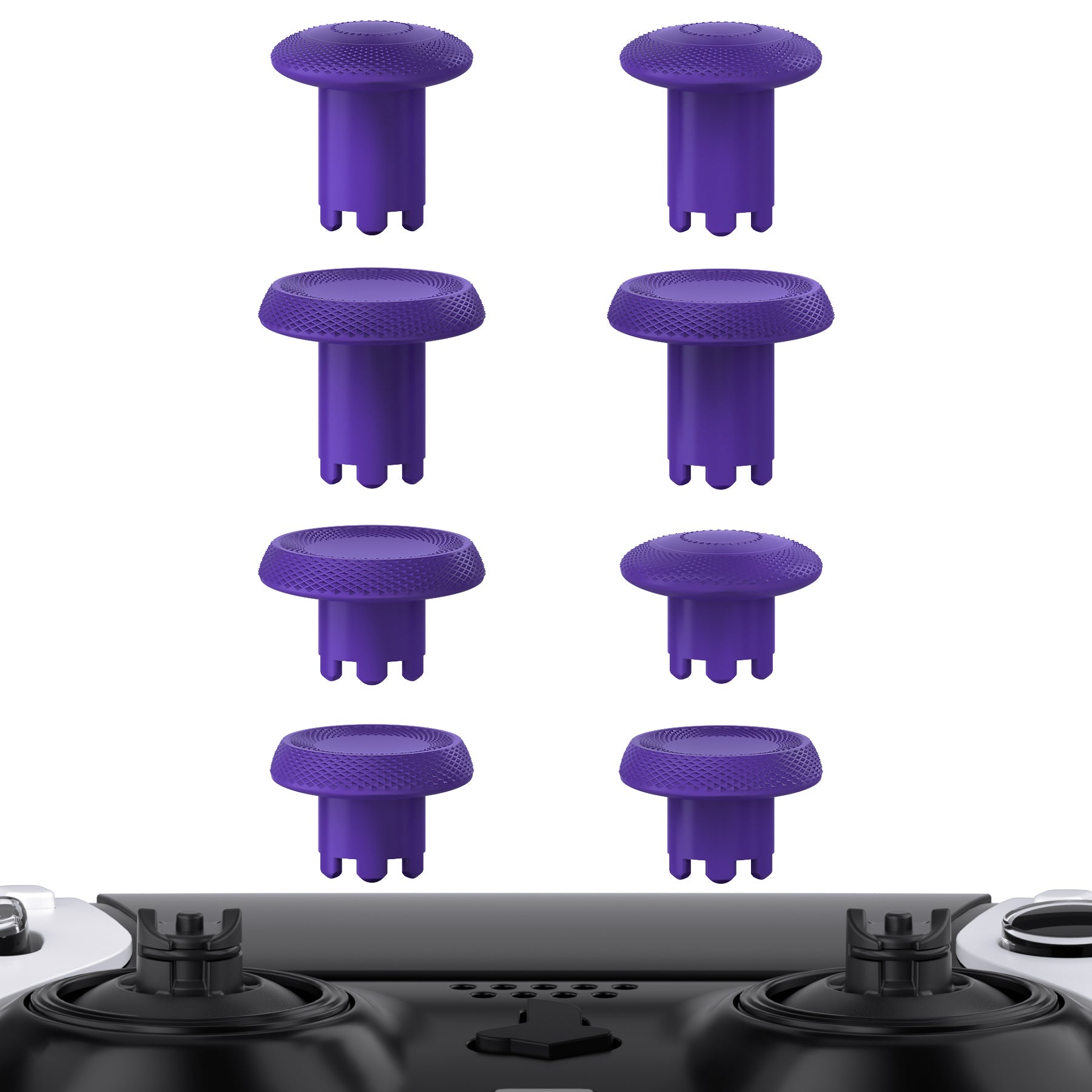 eXtremeRate ThumbsGear Interchangeable Thumbsticks for PS5 Edge Controller - Purple eXtremeRate
