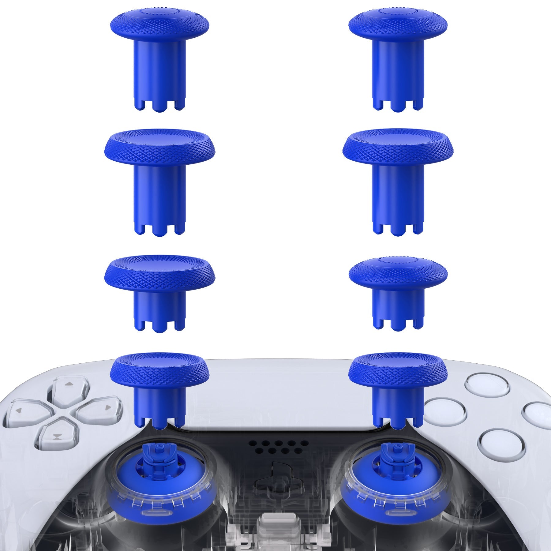 eXtremeRate ThumbsGear V3 Interchangeable Ergonomic Thumbstick for PS5 & PS4 Controller - Blue eXtremeRate