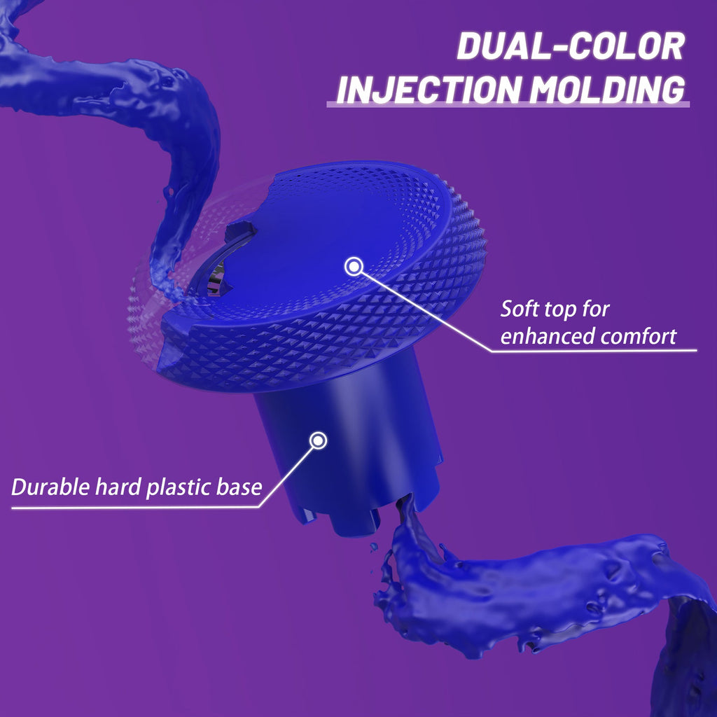 eXtremeRate ThumbsGear V3 Interchangeable Ergonomic Thumbstick for PS5 & PS4 Controller - Blue eXtremeRate