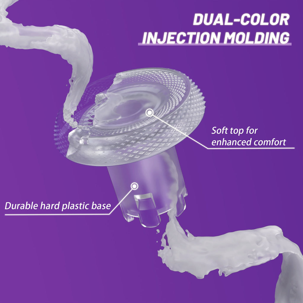 eXtremeRate ThumbsGear V3 Interchangeable Ergonomic Thumbstick for PS5 & PS4 Controller - Clear eXtremeRate