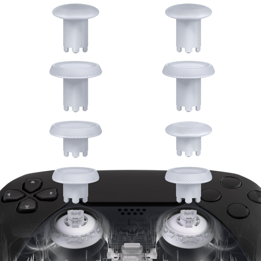 eXtremeRate ThumbsGear V3 Interchangeable Ergonomic Thumbstick for PS5 & PS4 Controller - Original White eXtremeRate