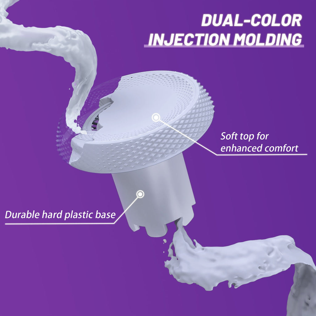 eXtremeRate ThumbsGear V3 Interchangeable Ergonomic Thumbstick for PS5 & PS4 Controller - Original White eXtremeRate