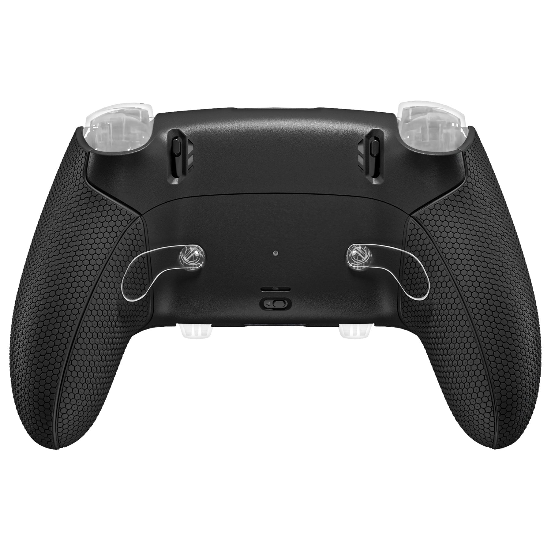 eXtremeRate Beyond-ARC Bottom Shell Kit with Rubberised Grip for PS5 Edge Controller - Black eXtremeRate