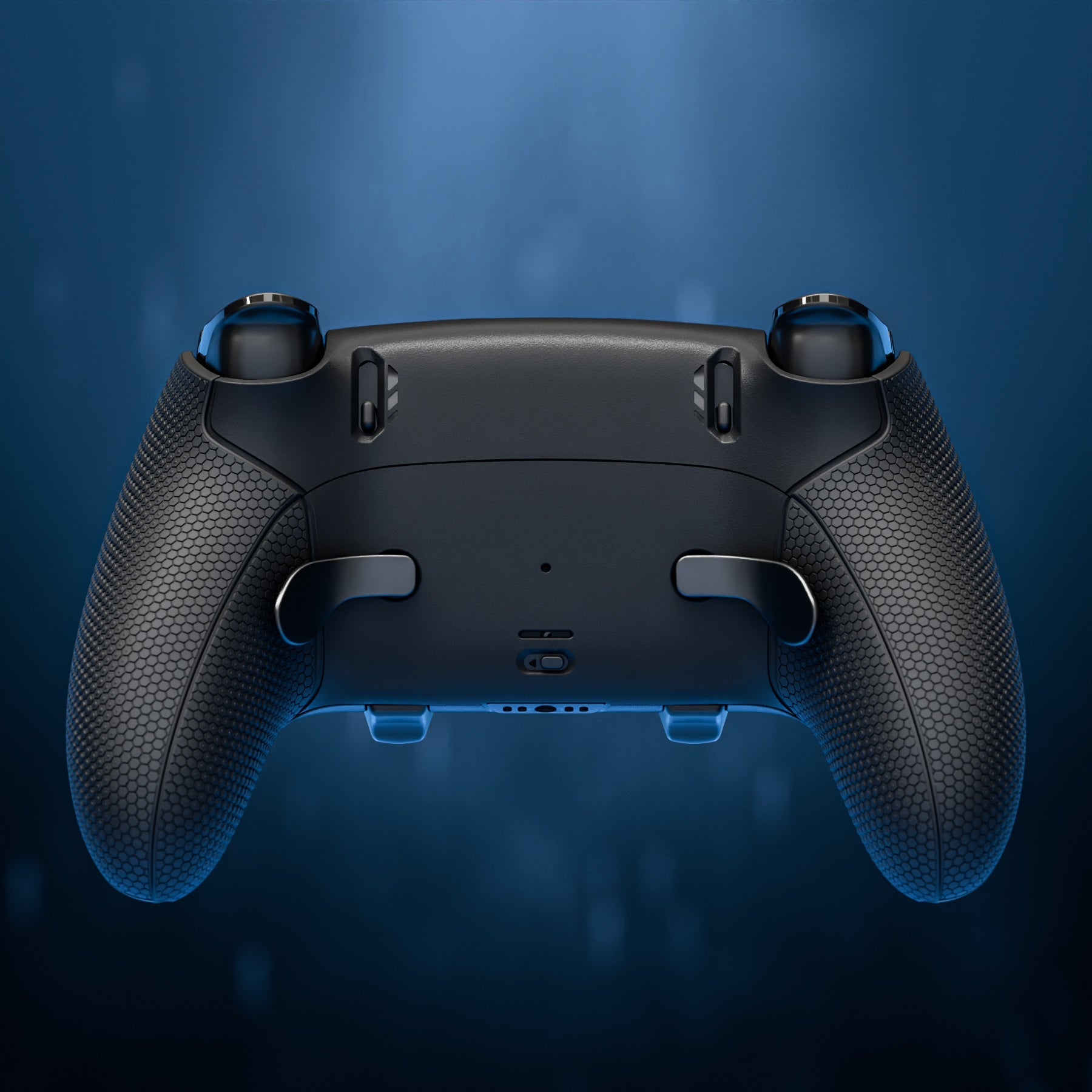 eXtremeRate Beyond-ARC Bottom Shell Kit with Rubberised Grip for PS5 Edge Controller - Black eXtremeRate