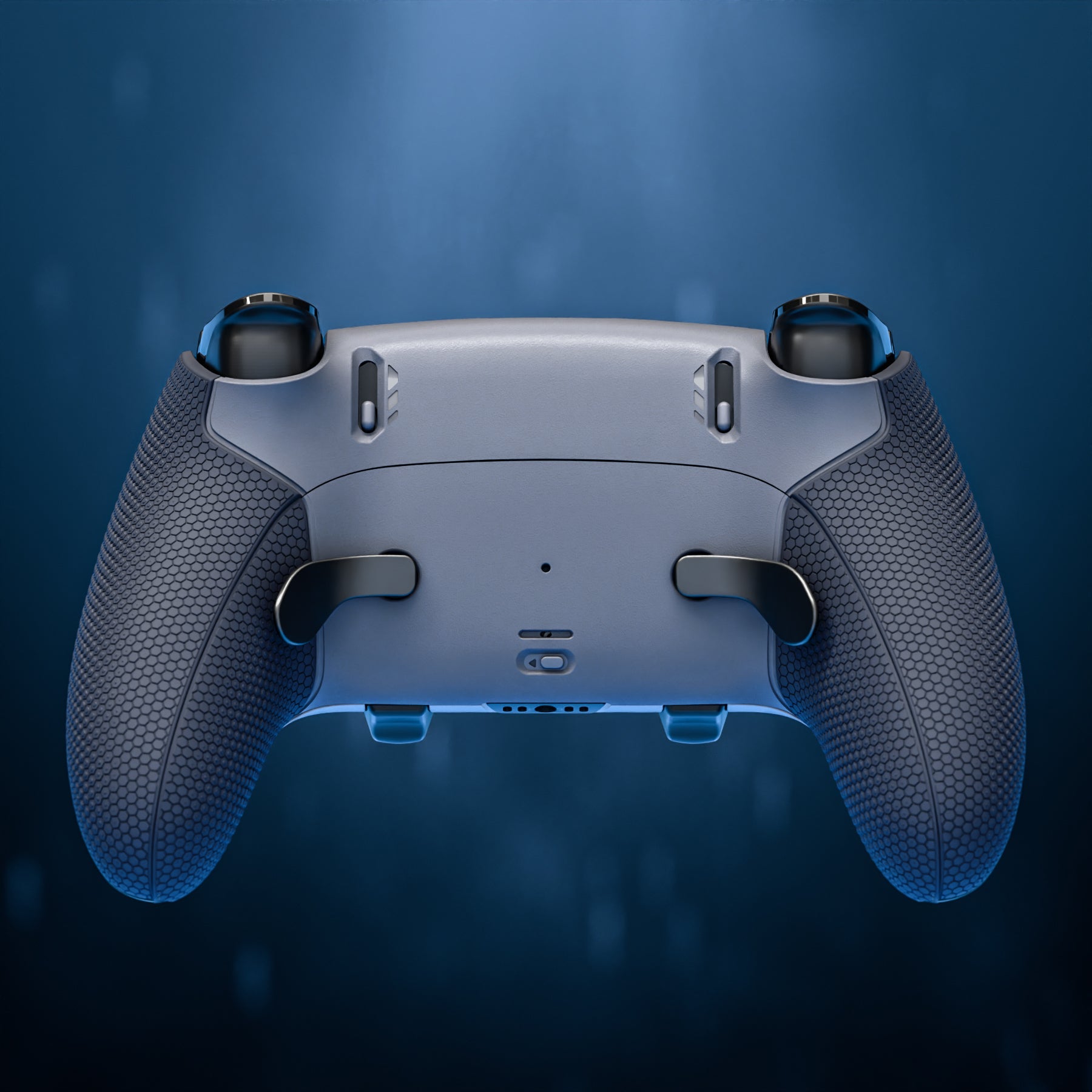 eXtremeRate Beyond-ARC Bottom Shell Kit with Rubberised Grip for PS5 Edge Controller - New Hope Gray & Classic Gray eXtremeRate