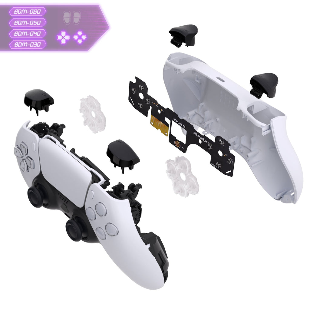 eXtremeRate Custom Tactile Dpad & Action Buttons Face Clicky Kit V3 for PS5 Controller BDM-030/040/050/060 eXtremeRate