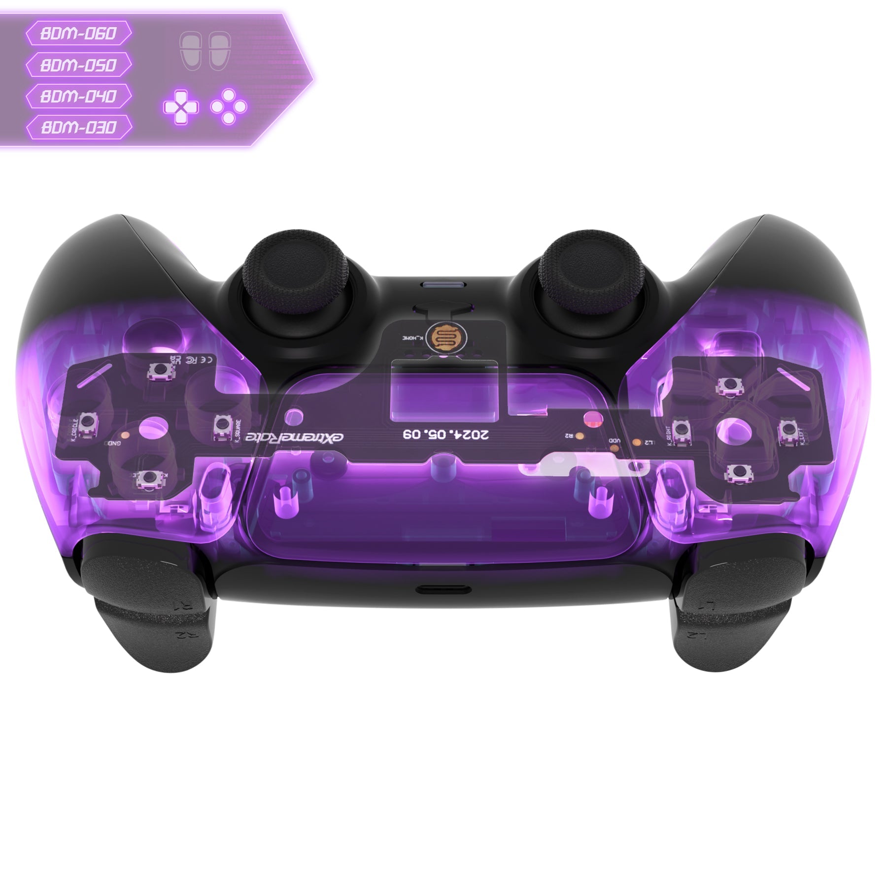 eXtremeRate Custom Tactile Dpad & Action Buttons Face Clicky Kit V3 for PS5 Controller BDM-030/040/050/060 eXtremeRate