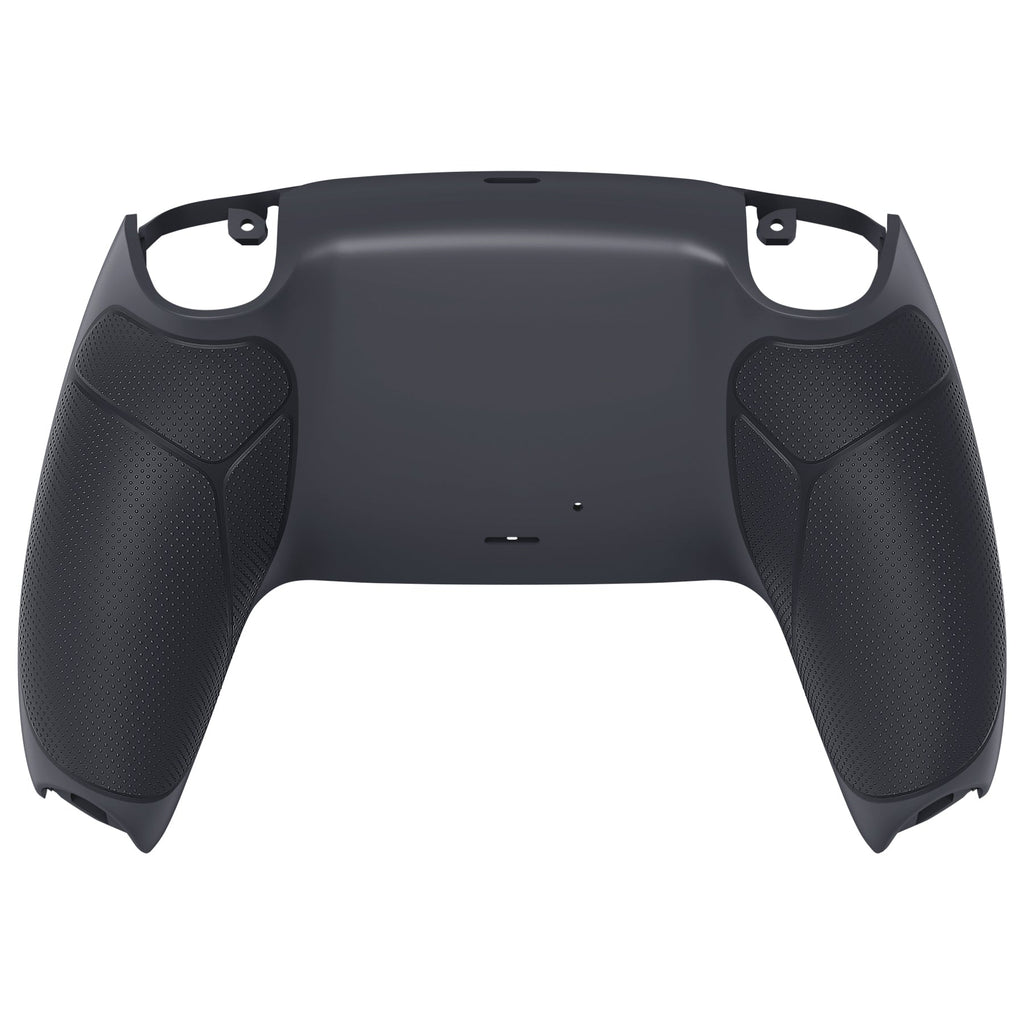 eXtremeRate Performance Grip Replacement Back Housing Bottom Shell Compatible with PS5 Controller BDM-010/020/030/040/050 - Rubberized Classic Gray & Dark Gray eXtremeRate