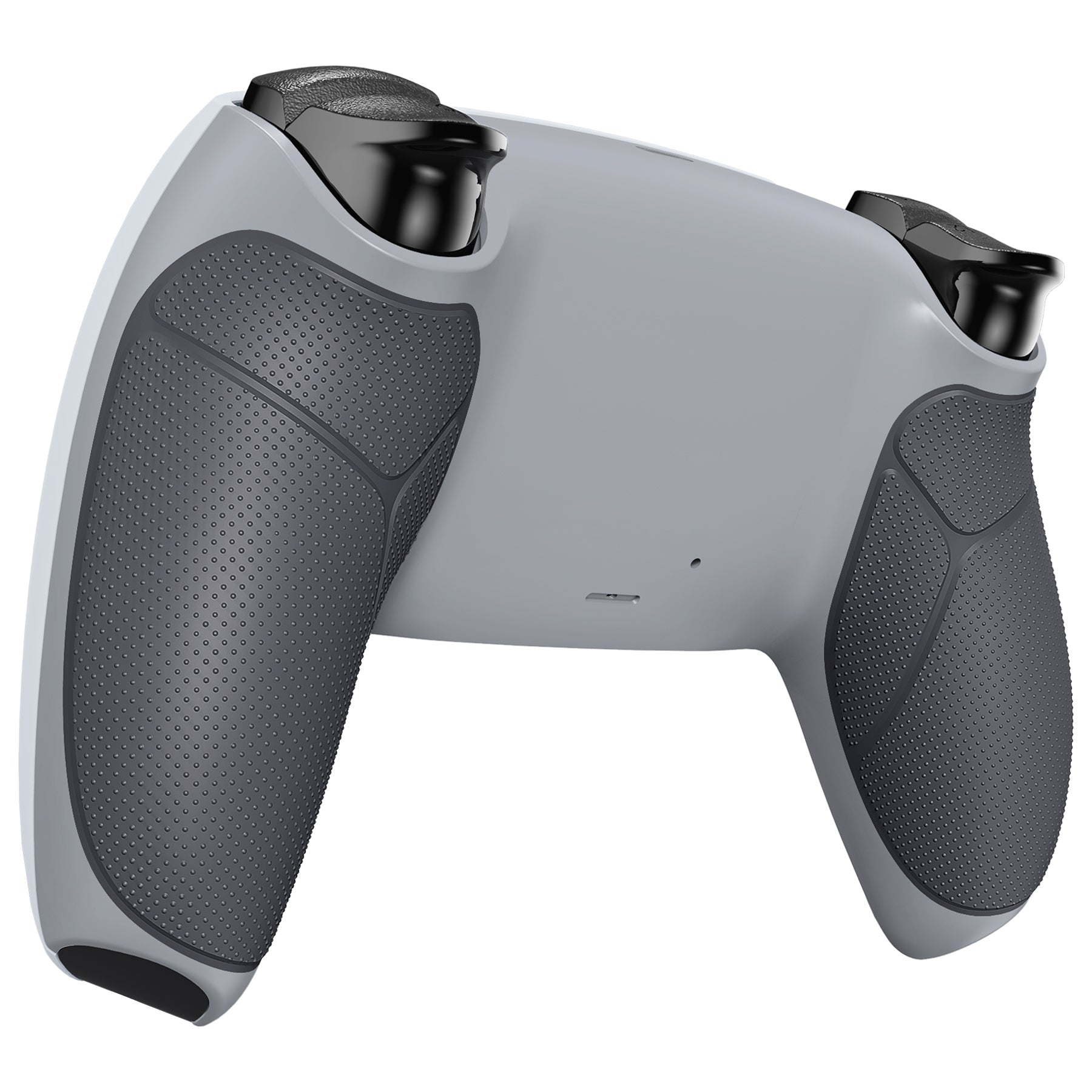 eXtremeRate Performance Grip Replacement Back Housing Bottom Shell Compatible with PS5 Controller BDM-010/020/030/040/050 - Rubberized New Hope Gray & Classic Gray eXtremeRate