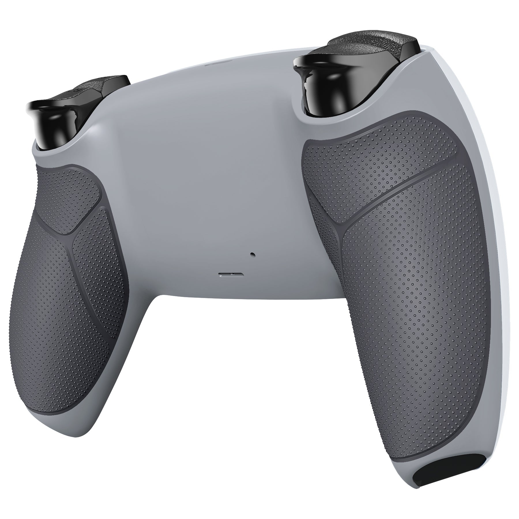 eXtremeRate Performance Grip Replacement Back Housing Bottom Shell Compatible with PS5 Controller BDM-010/020/030/040/050 - Rubberized New Hope Gray & Classic Gray eXtremeRate