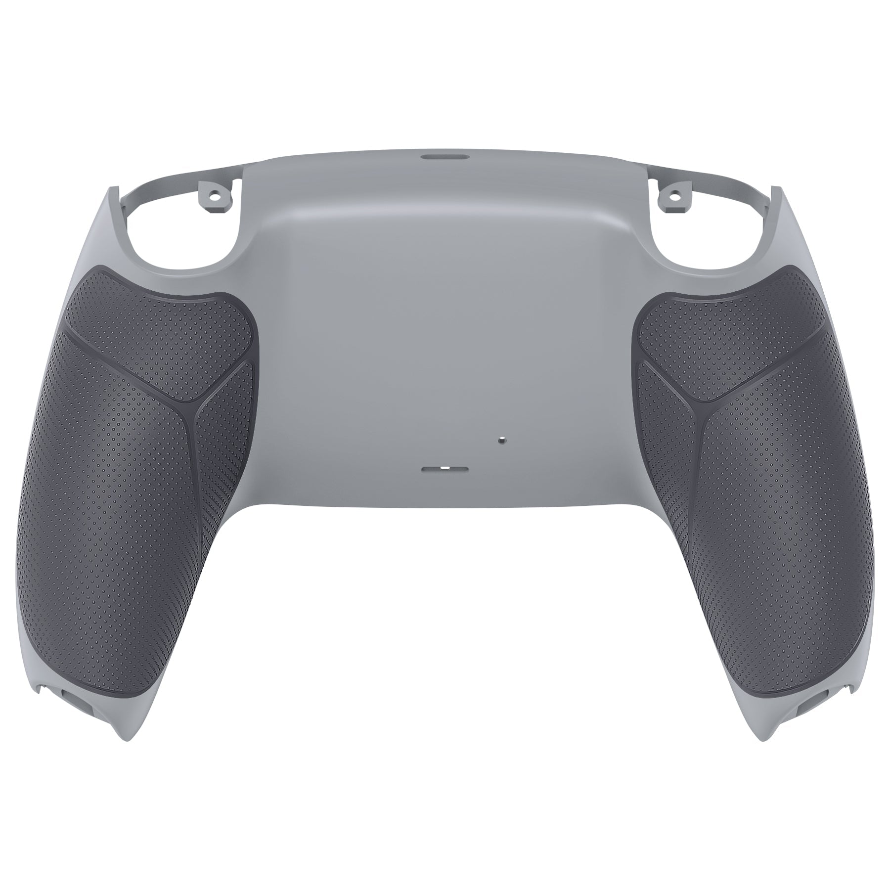 eXtremeRate Performance Grip Replacement Back Housing Bottom Shell Compatible with PS5 Controller BDM-010/020/030/040/050 - Rubberized New Hope Gray & Classic Gray eXtremeRate