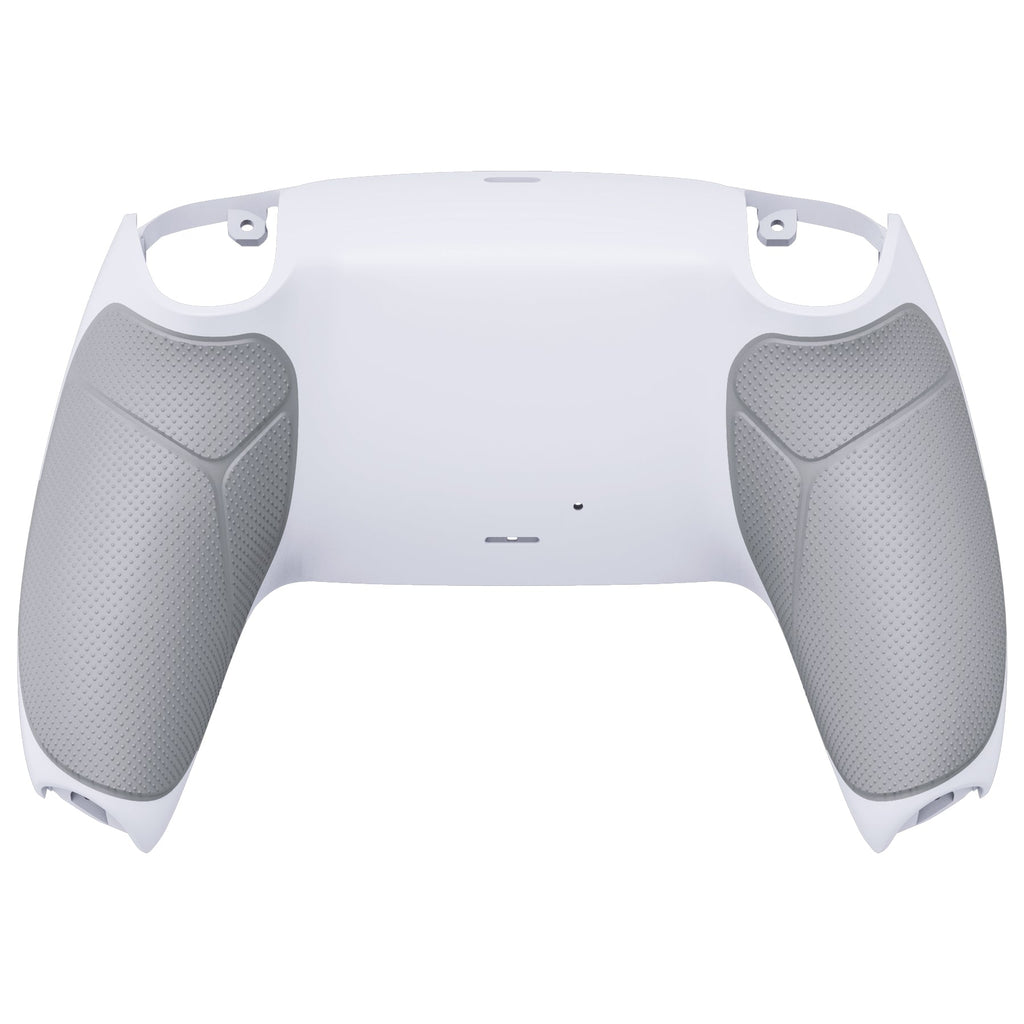 eXtremeRate Performance Grip Replacement Back Housing Bottom Shell Compatible with PS5 Controller BDM-010/020/030/040/050 - Rubberized White eXtremeRate