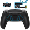 eXtremeRate RISE4 Plus MAX Back Paddles Kit with Clicky Trigger Stops & Rubberized Grip for PS5 Controller BDM-010/020 - Black eXtremeRate