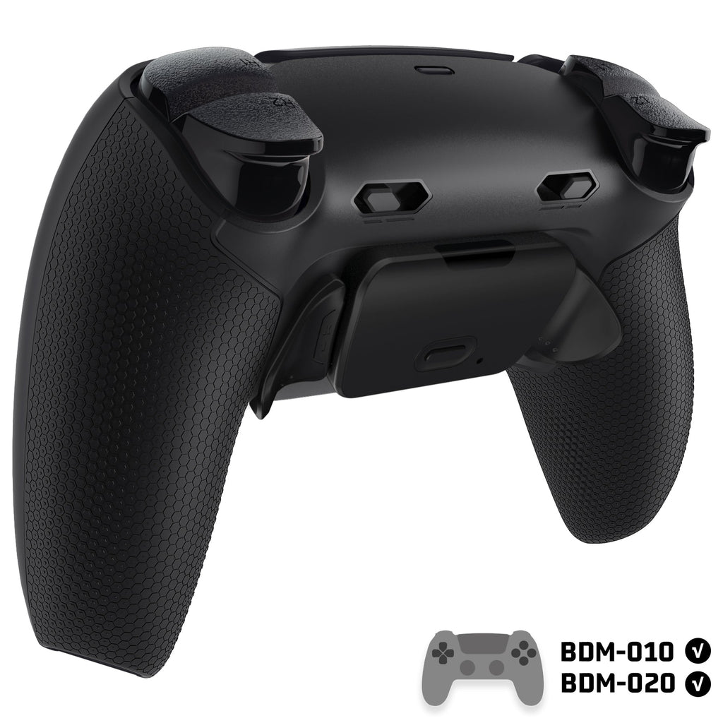 eXtremeRate RISE Plus MAX Back Paddles Kit with Clicky Trigger Stops & Rubberized Grip for PS5 Controller BDM-010/020 - Black eXtremeRate
