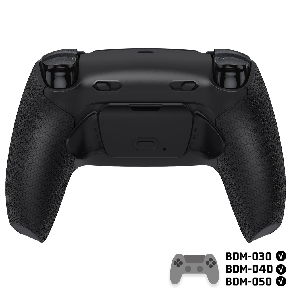 eXtremeRate RISE Plus MAX Back Paddles Kit with Clicky Trigger Stops & Rubberized Grip for PS5 Controller BDM-030/040/050 - Black eXtremeRate