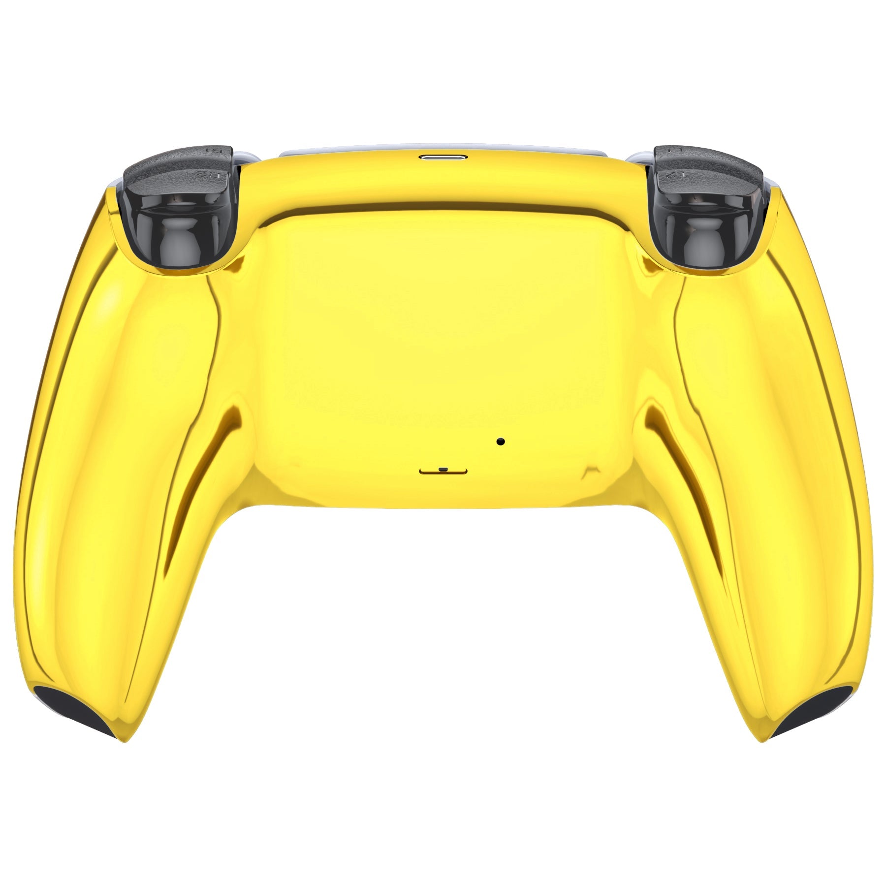 eXtremeRate Replacement Back Housing Bottom Shell Compatible with PS5 Controller BDM-010/020/030/040/050 - Chrome Gold Glossy eXtremeRate