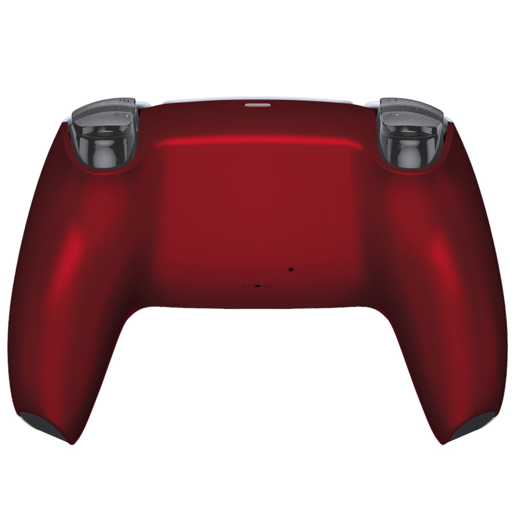 eXtremeRate Replacement Back Housing Bottom Shell Compatible with PS5 Controller BDM-010/020/030/040/050 - Scarlet Red eXtremeRate