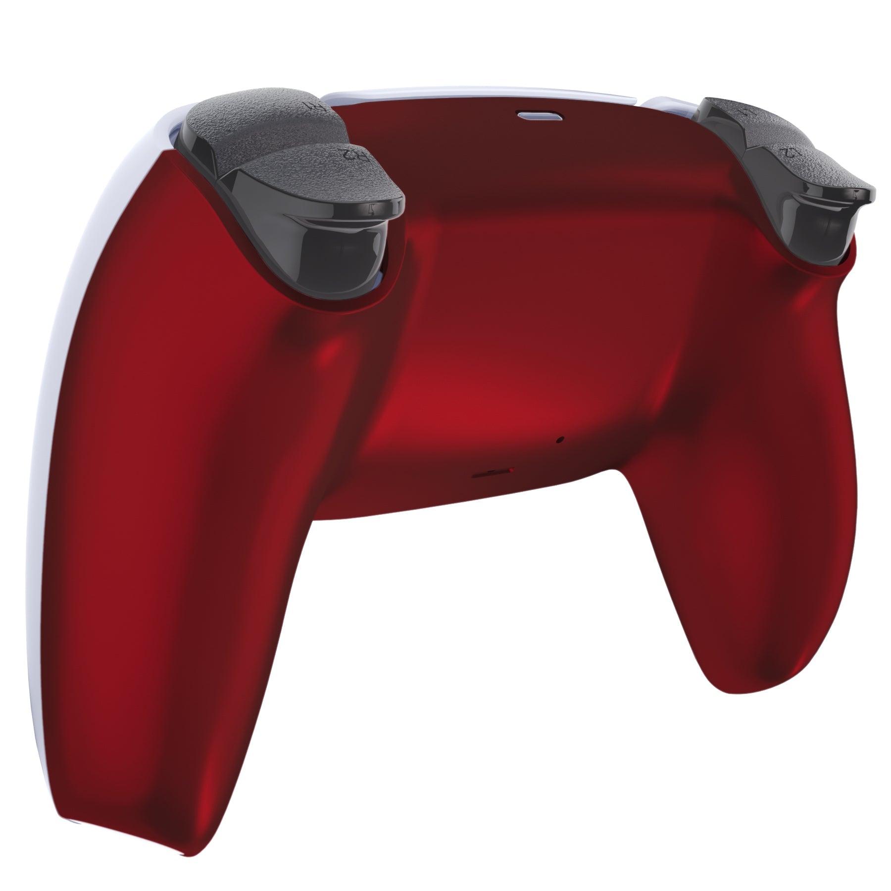 eXtremeRate Replacement Back Housing Bottom Shell Compatible with PS5 Controller BDM-010/020/030/040/050 - Scarlet Red eXtremeRate