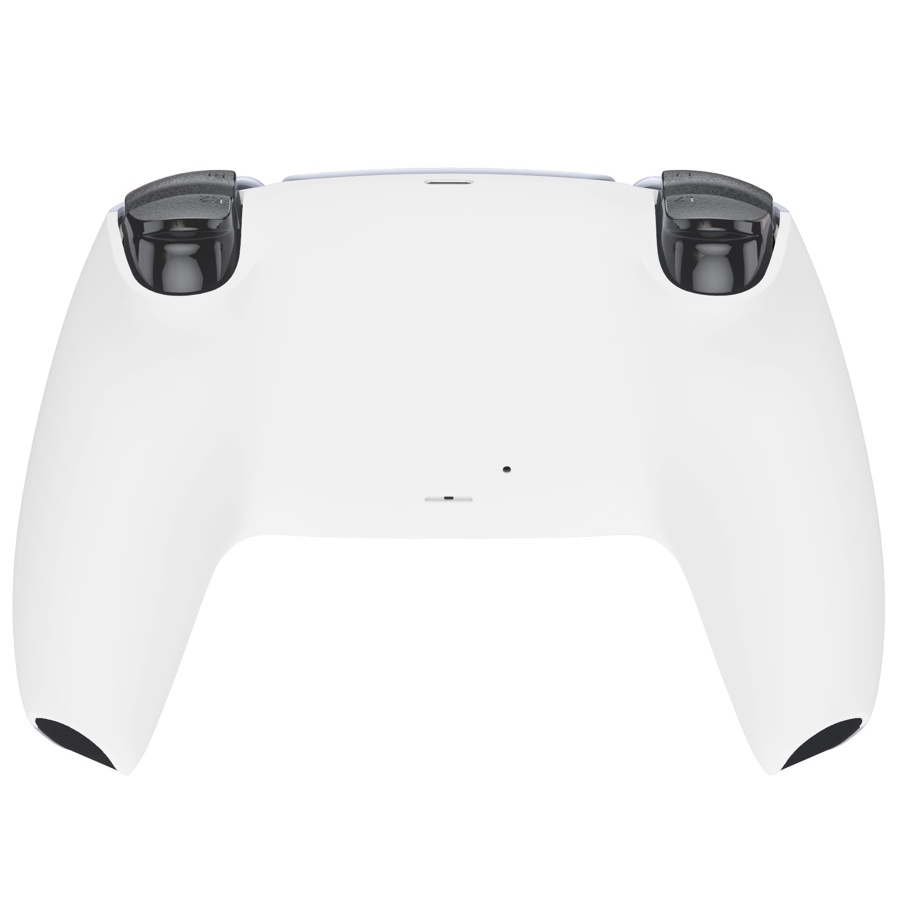 eXtremeRate Replacement Back Housing Bottom Shell Compatible with PS5 Controller BDM-010/020/030/040/050 - White eXtremeRate