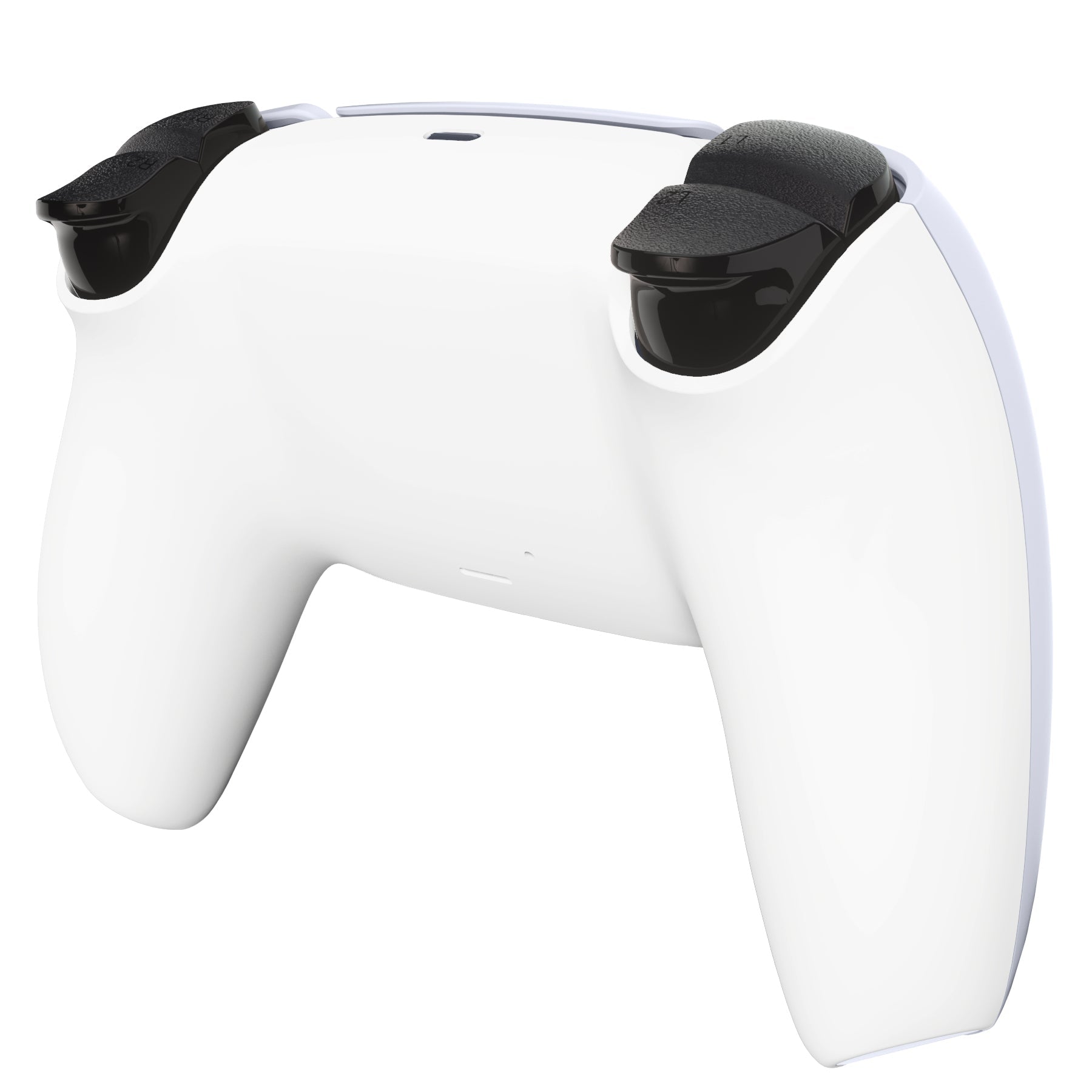 eXtremeRate Replacement Back Housing Bottom Shell Compatible with PS5 Controller BDM-010/020/030/040/050 - White eXtremeRate