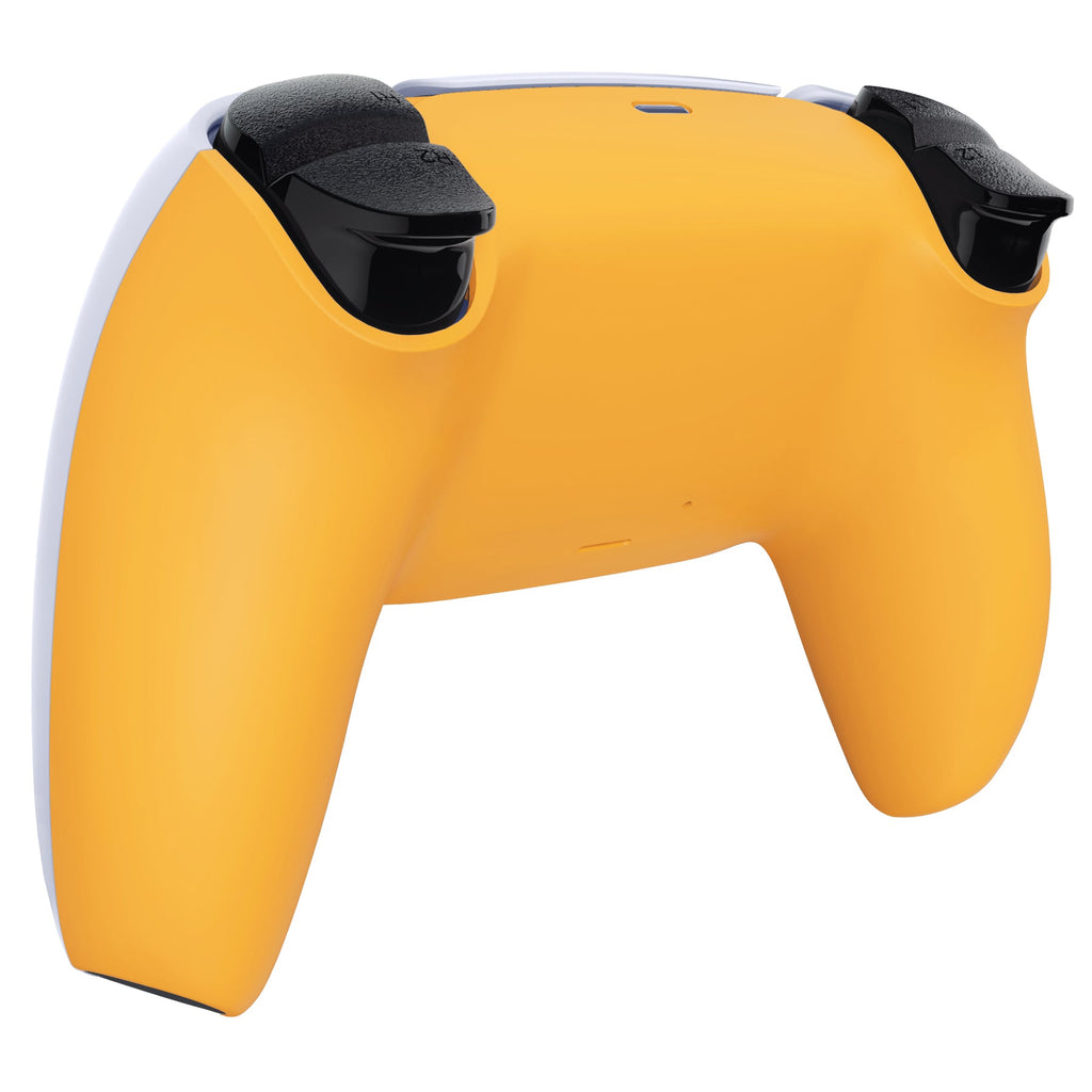 eXtremeRate Replacement Back Housing Bottom Shell Compatible with PS5 Controller BDM-010/020/030/040/050 - Caution Yellow eXtremeRate