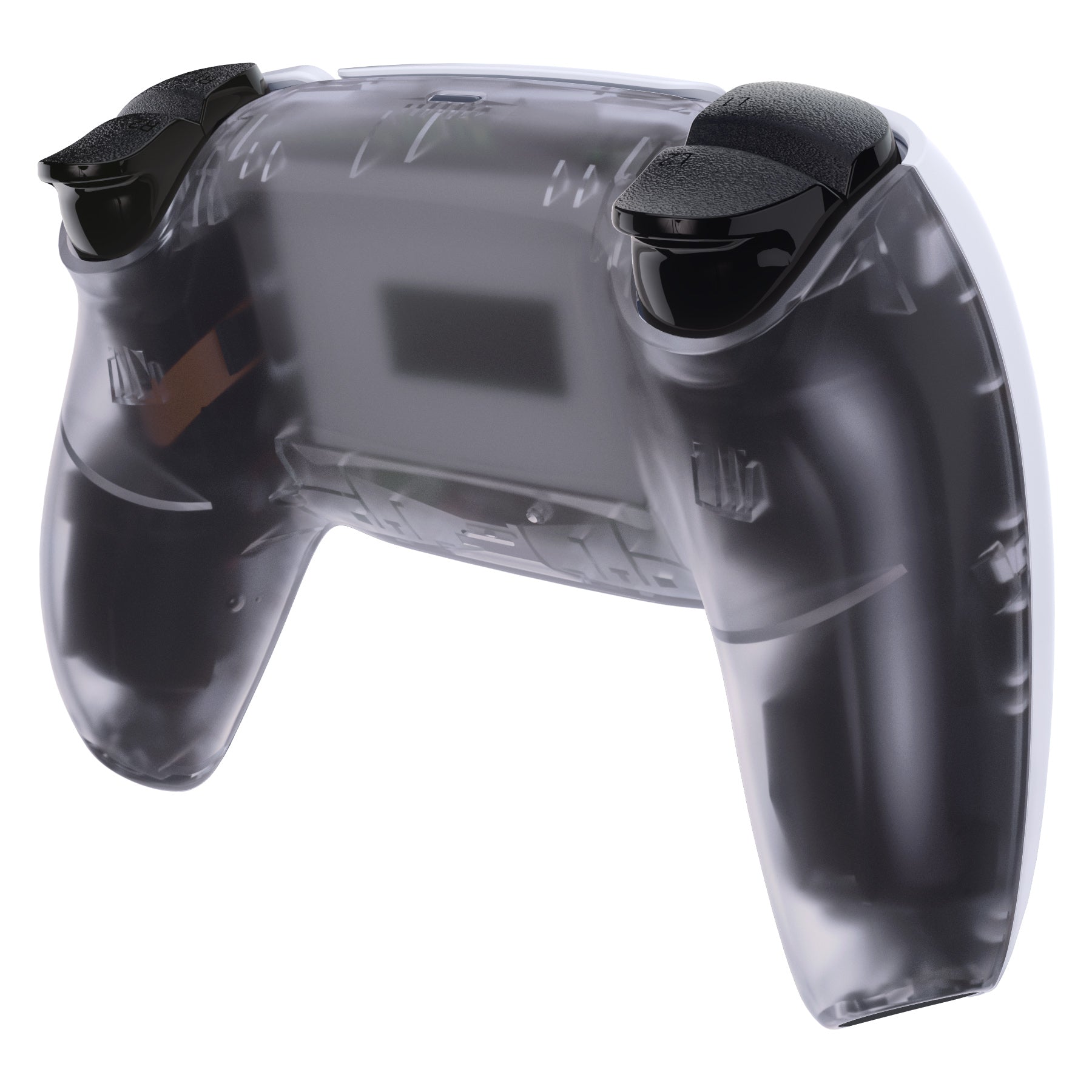 eXtremeRate Replacement Back Housing Bottom Shell Compatible with PS5 Controller BDM-010/020/030/040/050 - Clear eXtremeRate