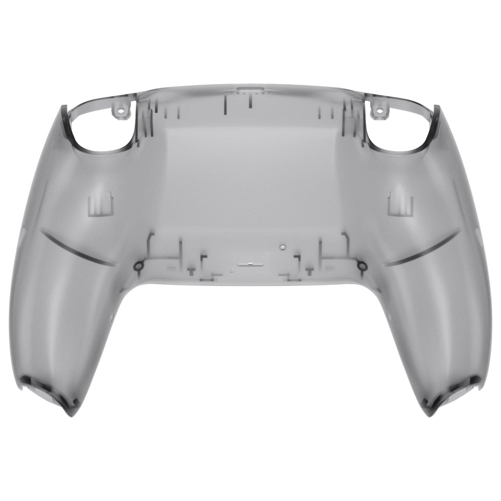 eXtremeRate Replacement Back Housing Bottom Shell Compatible with PS5 Controller BDM-010/020/030/040/050 - Clear Black eXtremeRate