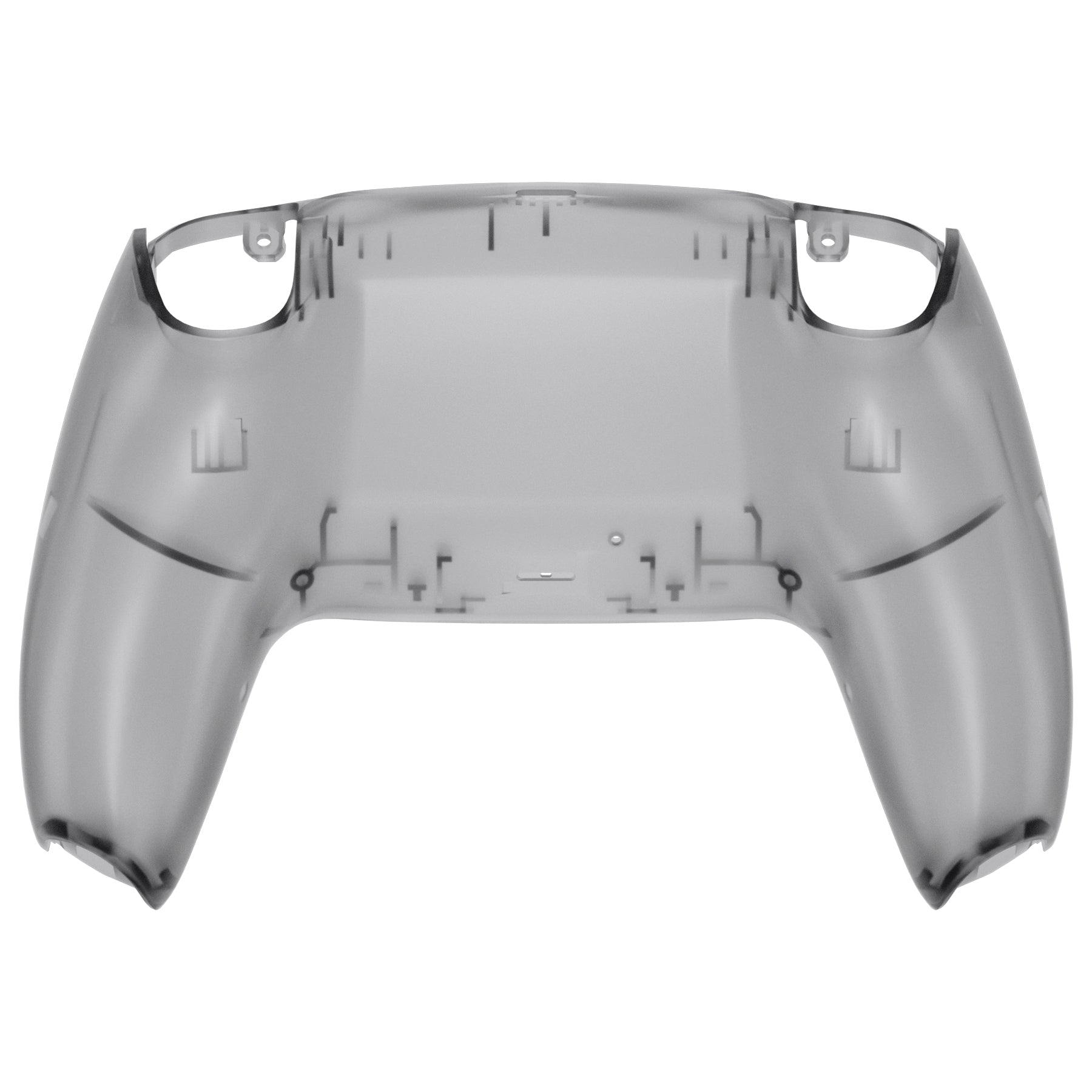 eXtremeRate Replacement Back Housing Bottom Shell Compatible with PS5 Controller BDM-010/020/030/040/050 - Clear Black eXtremeRate
