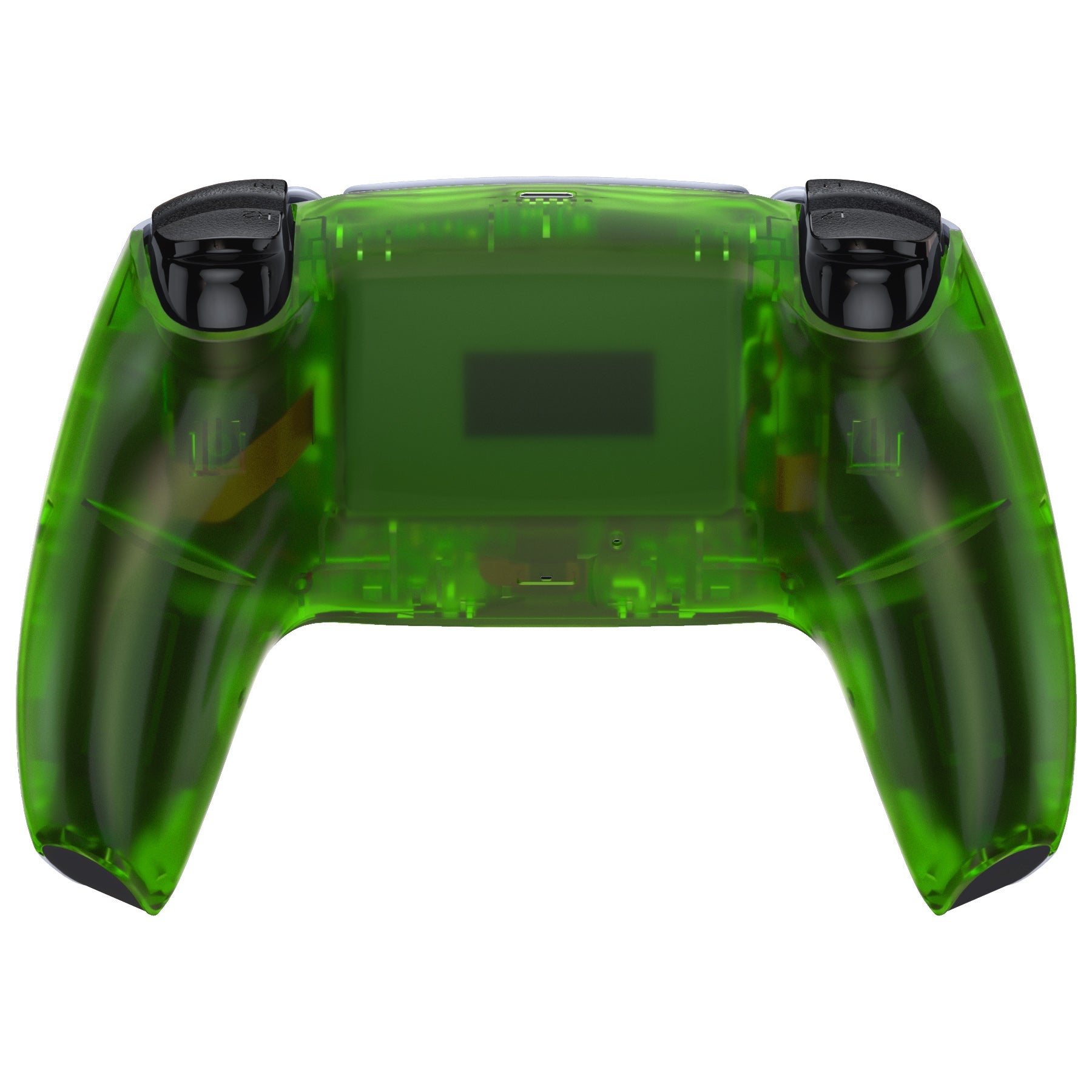 eXtremeRate Replacement Back Housing Bottom Shell Compatible with PS5 Controller BDM-010/020/030/040/050 - Clear Green eXtremeRate