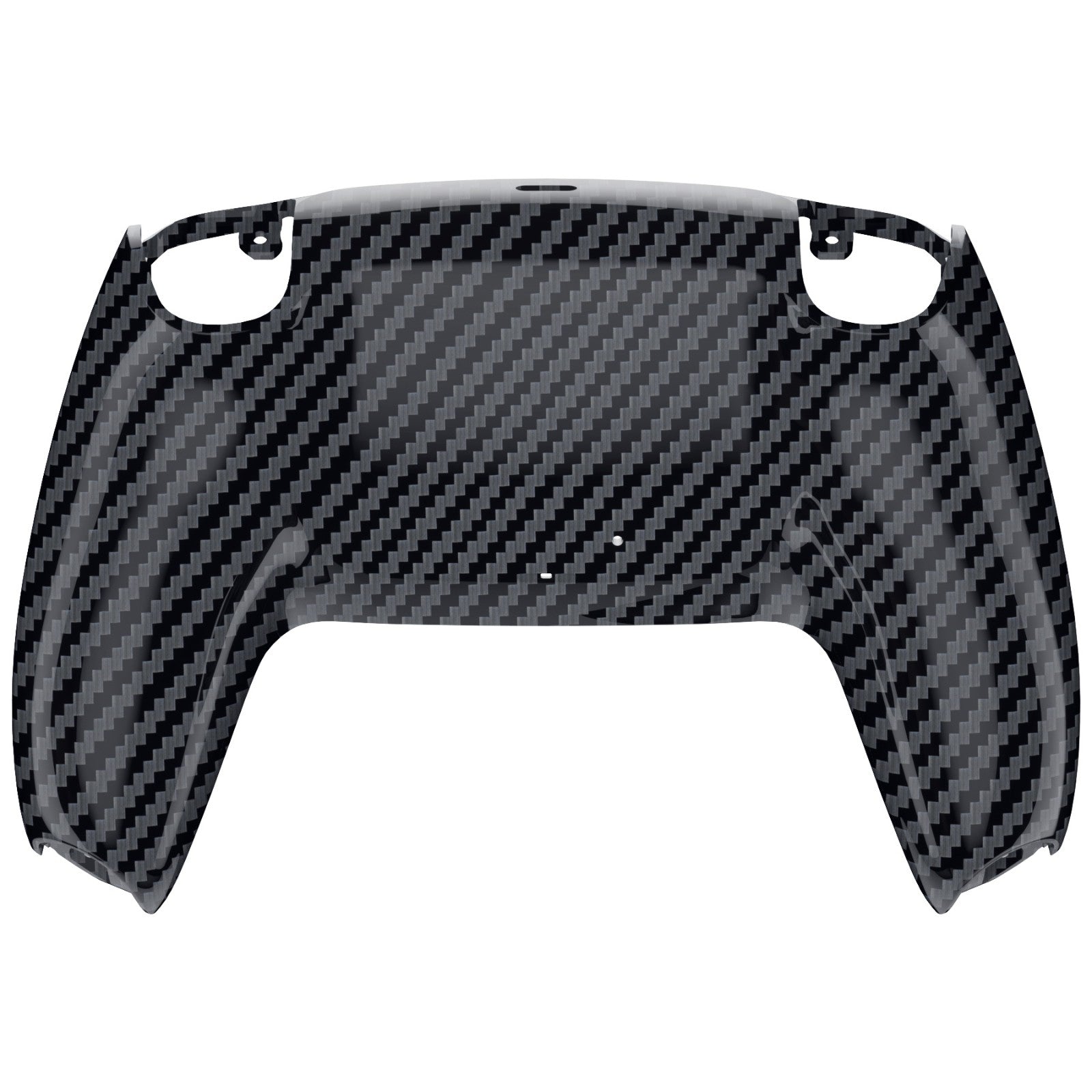 eXtremeRate Replacement Back Housing Bottom Shell Compatible with PS5 Controller BDM-010/020/030/040/050 - Graphite Carbon Fiber eXtremeRate