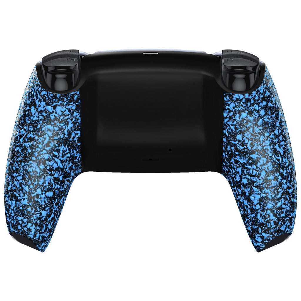 eXtremeRate Replacement Back Housing Bottom Shell Compatible with PS5 Controller BDM-010/020/030/040/050 - Textured Blue eXtremeRate