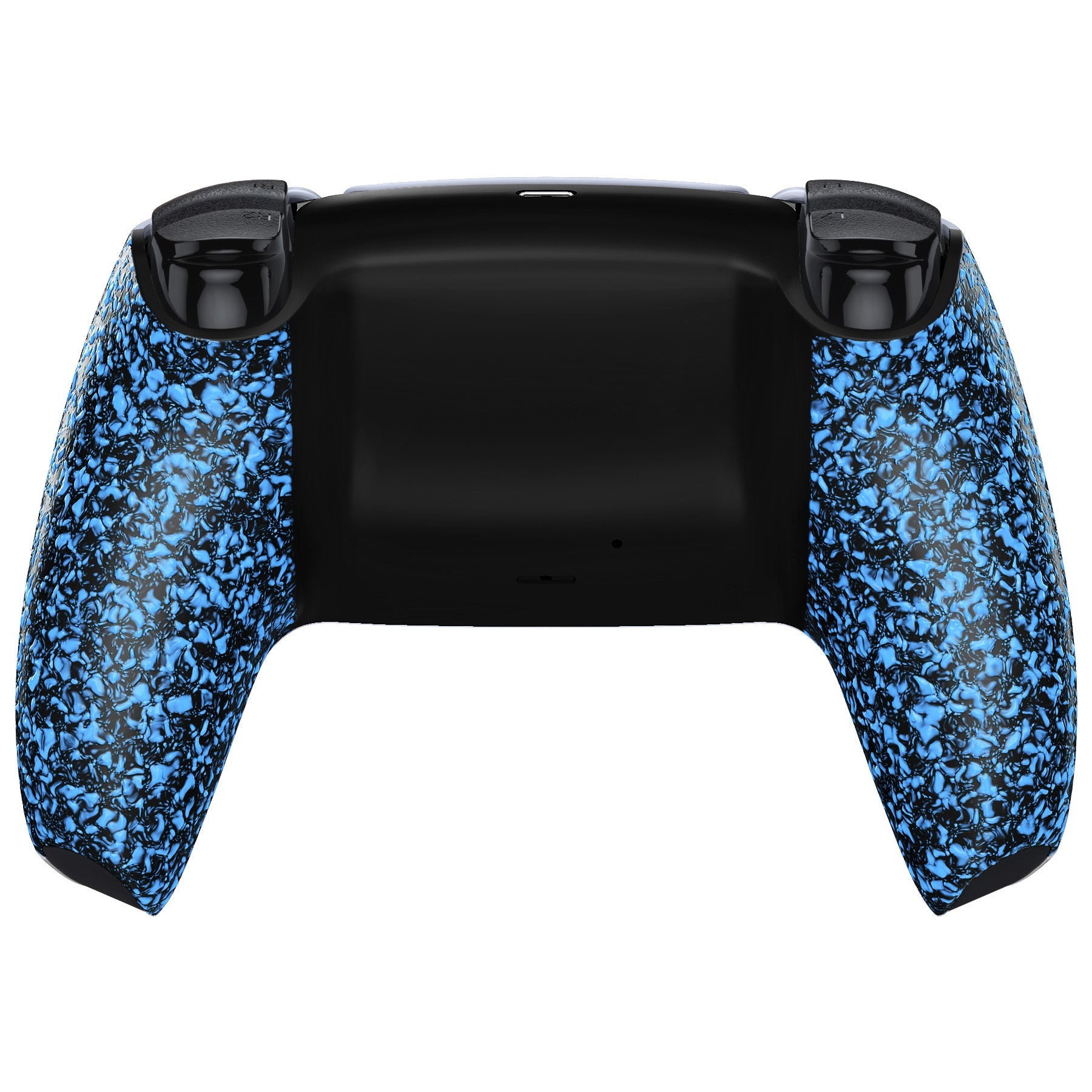 eXtremeRate Replacement Back Housing Bottom Shell Compatible with PS5 Controller BDM-010/020/030/040/050 - Textured Blue eXtremeRate