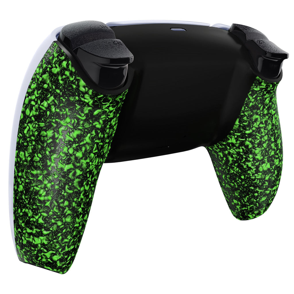 eXtremeRate Replacement Back Housing Bottom Shell Compatible with PS5 Controller BDM-010/020/030/040/050 - Textured Green eXtremeRate