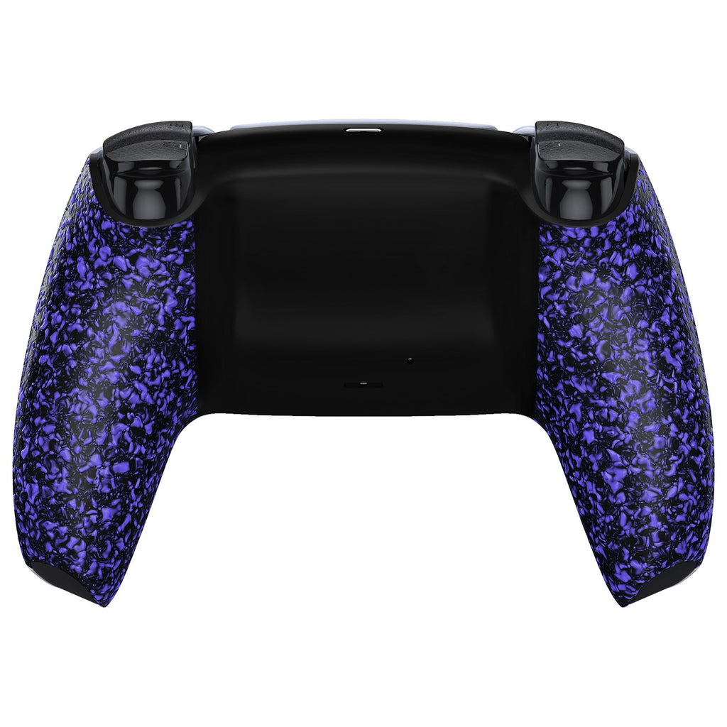 eXtremeRate Replacement Back Housing Bottom Shell Compatible with PS5 Controller BDM-010/020/030/040/050 - Textured Purple eXtremeRate