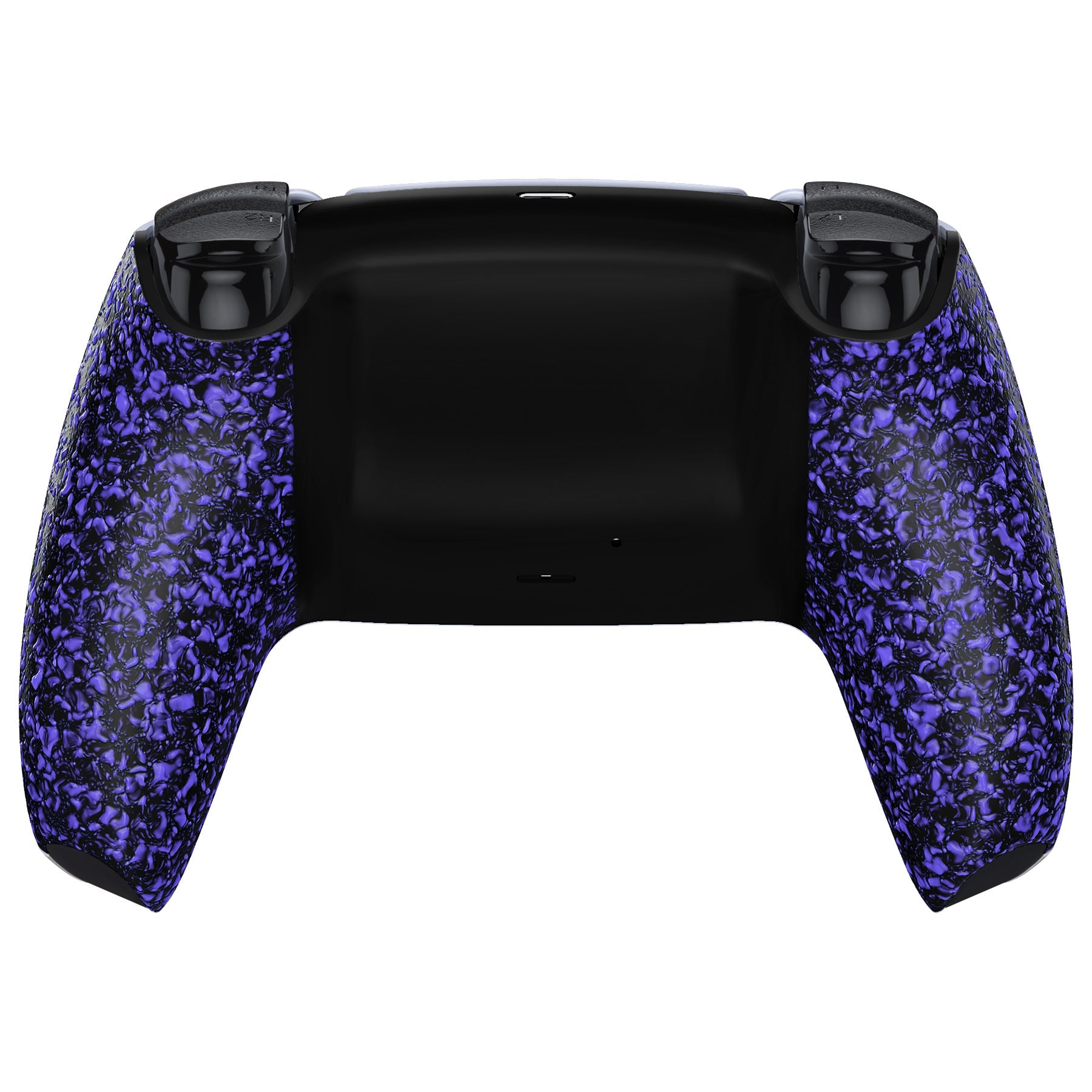eXtremeRate Replacement Back Housing Bottom Shell Compatible with PS5 Controller BDM-010/020/030/040/050 - Textured Purple eXtremeRate