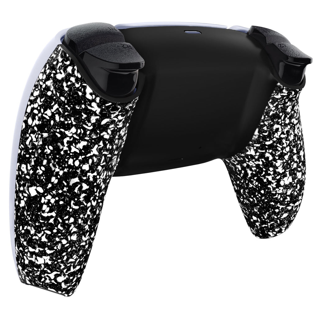 eXtremeRate Replacement Back Housing Bottom Shell Compatible with PS5 Controller BDM-010/020/030/040/050 - Textured White eXtremeRate