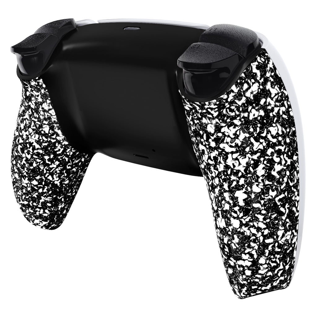 eXtremeRate Replacement Back Housing Bottom Shell Compatible with PS5 Controller BDM-010/020/030/040/050 - Textured White eXtremeRate