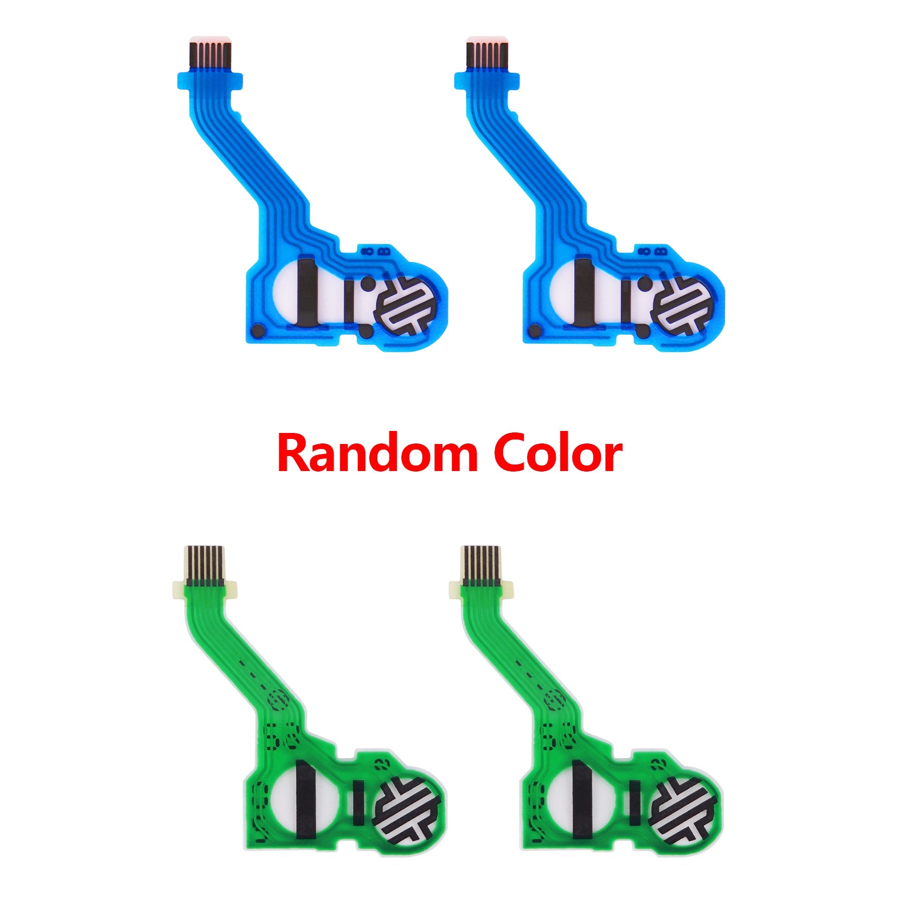 eXtremeRate Replacement Carbon Film & FPC Cable & Rubber Conductive Button Pad for L1L2 R1R2 Buttons, Compatible with PS5 Controller BDM-010 eXtremeRate