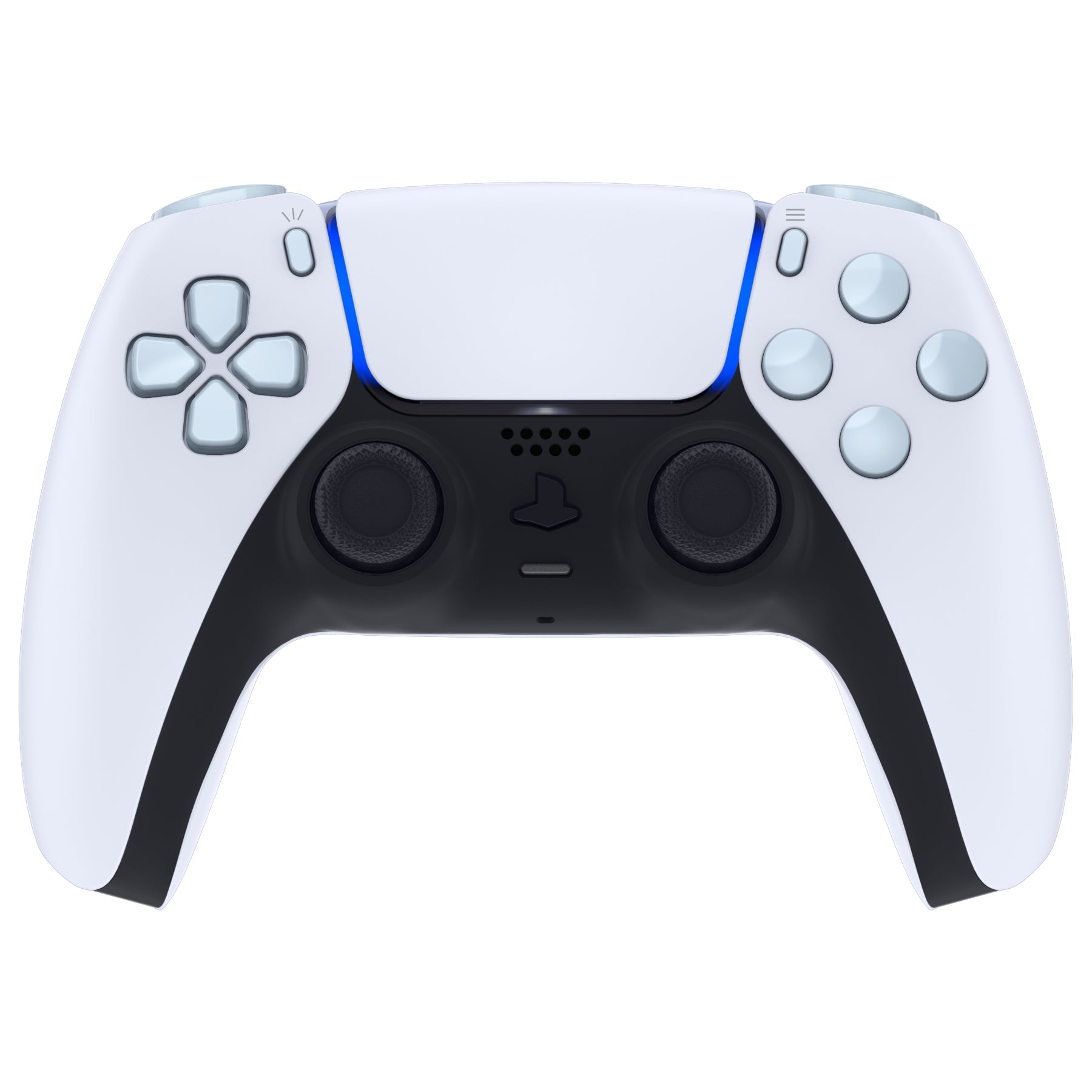 eXtremeRate Replacement Full Set Buttons Compatible with PS5 Controller BDM-030/040/050/060 - Celadon Green eXtremeRate