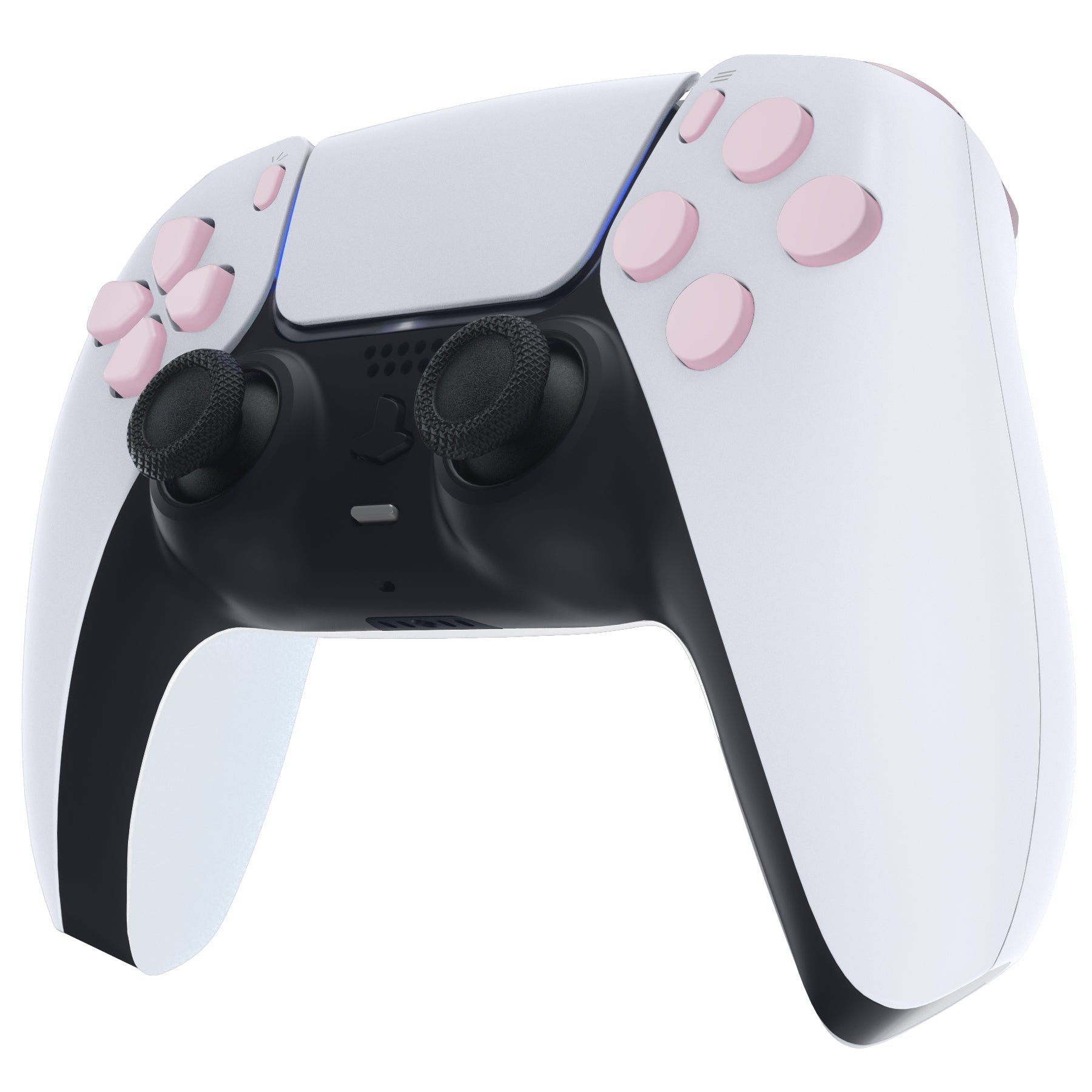 eXtremeRate Replacement Full Set Buttons Compatible with PS5 Controller BDM-010/020 - Cherry Blossoms Pink eXtremeRate