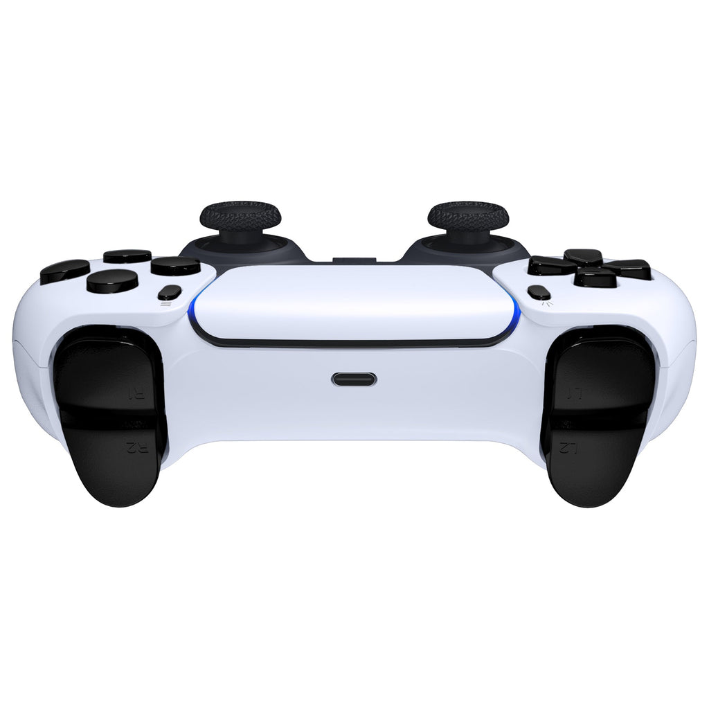 eXtremeRate Replacement Full Set Buttons Compatible with PS5 Controller BDM-010/020 - Chrome Black eXtremeRate
