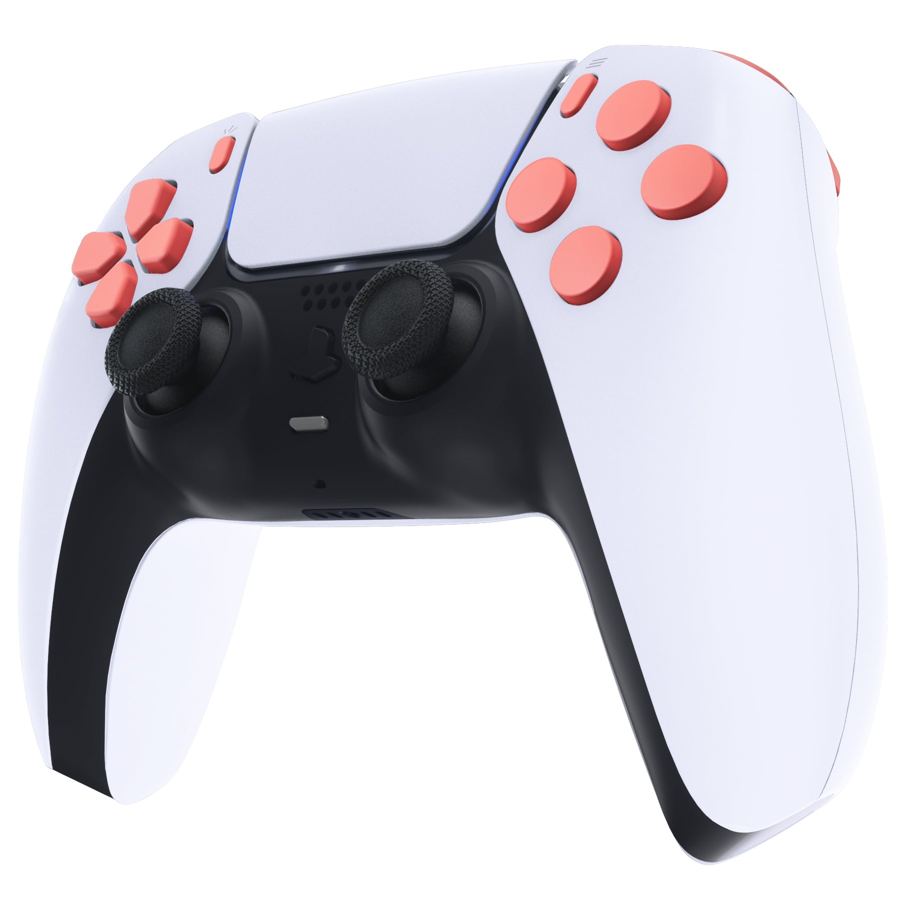 eXtremeRate Replacement Full Set Buttons Compatible with PS5 Controller BDM-010/020 - Coral eXtremeRate