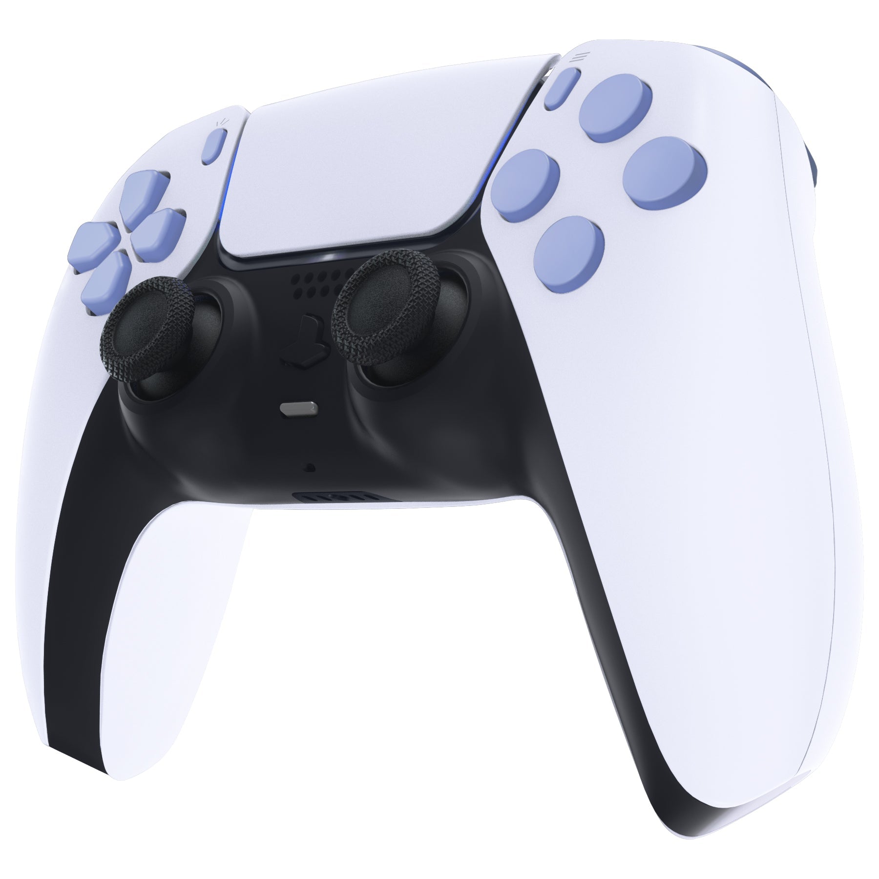 eXtremeRate Replacement Full Set Buttons Compatible with PS5 Controller BDM-010/020 - Light Violet eXtremeRate