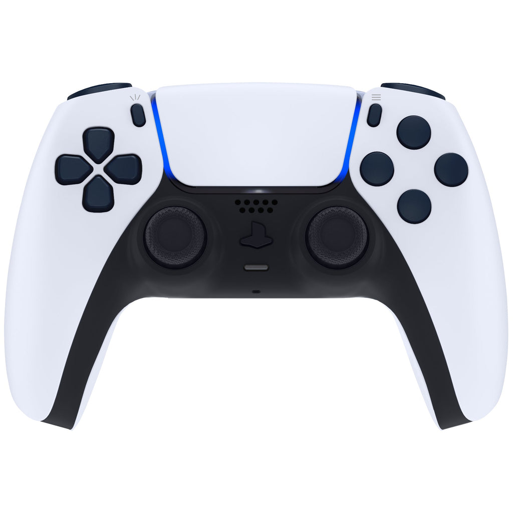 eXtremeRate Replacement Full Set Buttons Compatible with PS5 Controller BDM-010/020 - Midnight Blue eXtremeRate